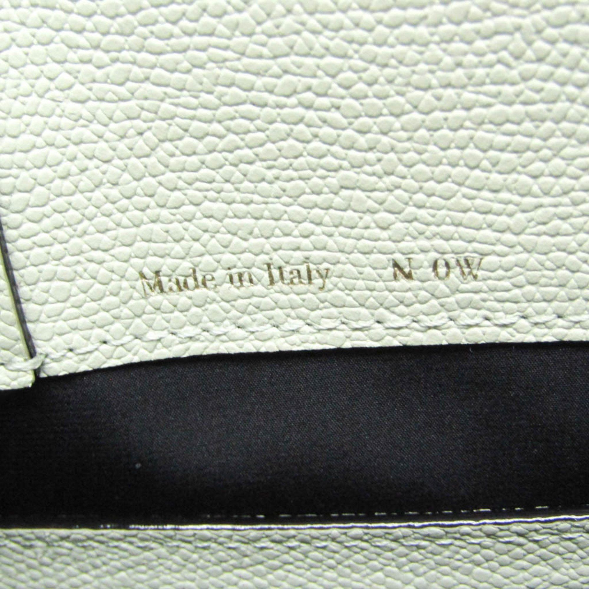 Valextra Valextra Boxy Micro WBBX0037028LRL99VN Women's Leather Handbag,Shoulder Bag Light Green Size ONE SIZE - 12 Thumbnail