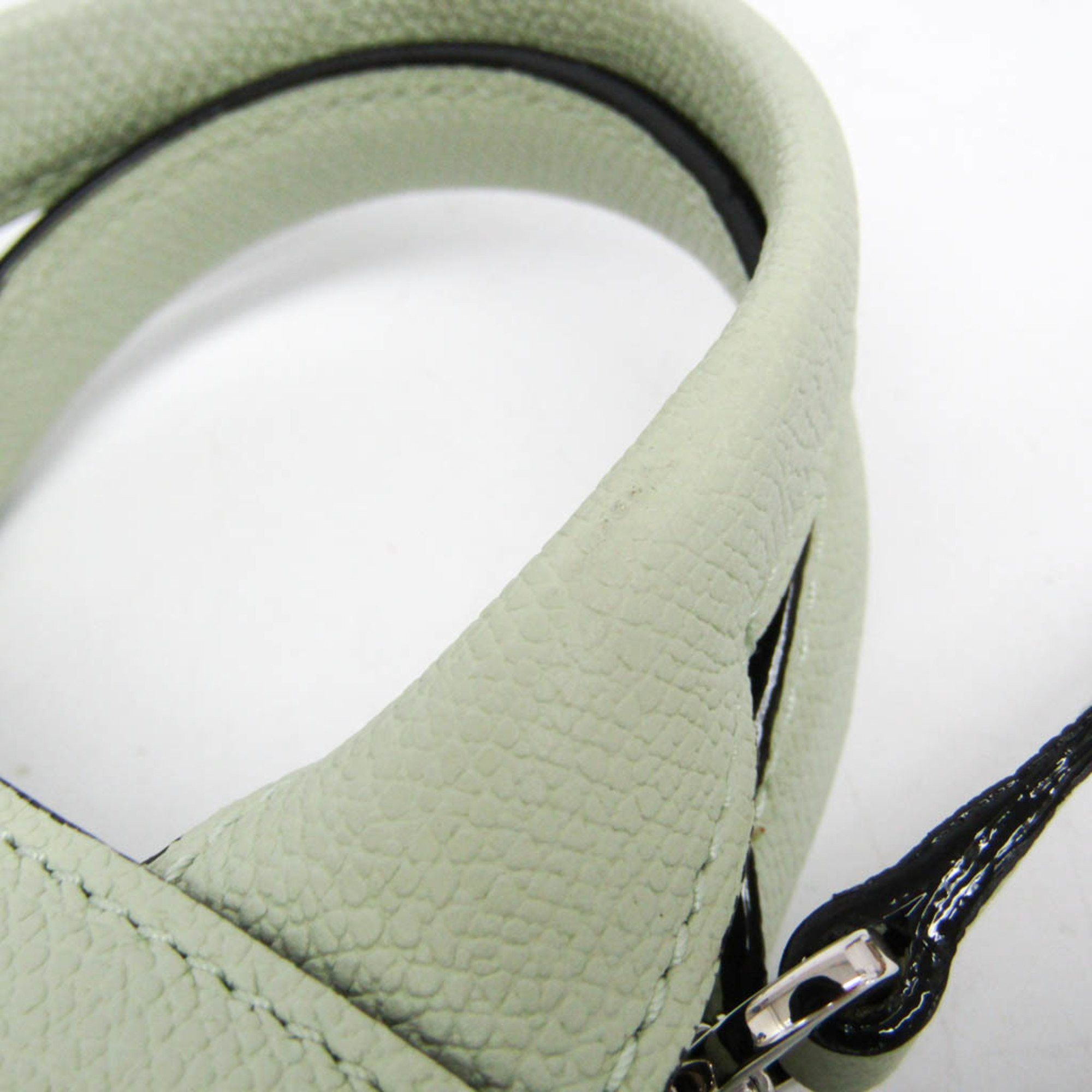 Valextra Valextra Boxy Micro WBBX0037028LRL99VN Women's Leather Handbag,Shoulder Bag Light Green Size ONE SIZE - 7 Thumbnail