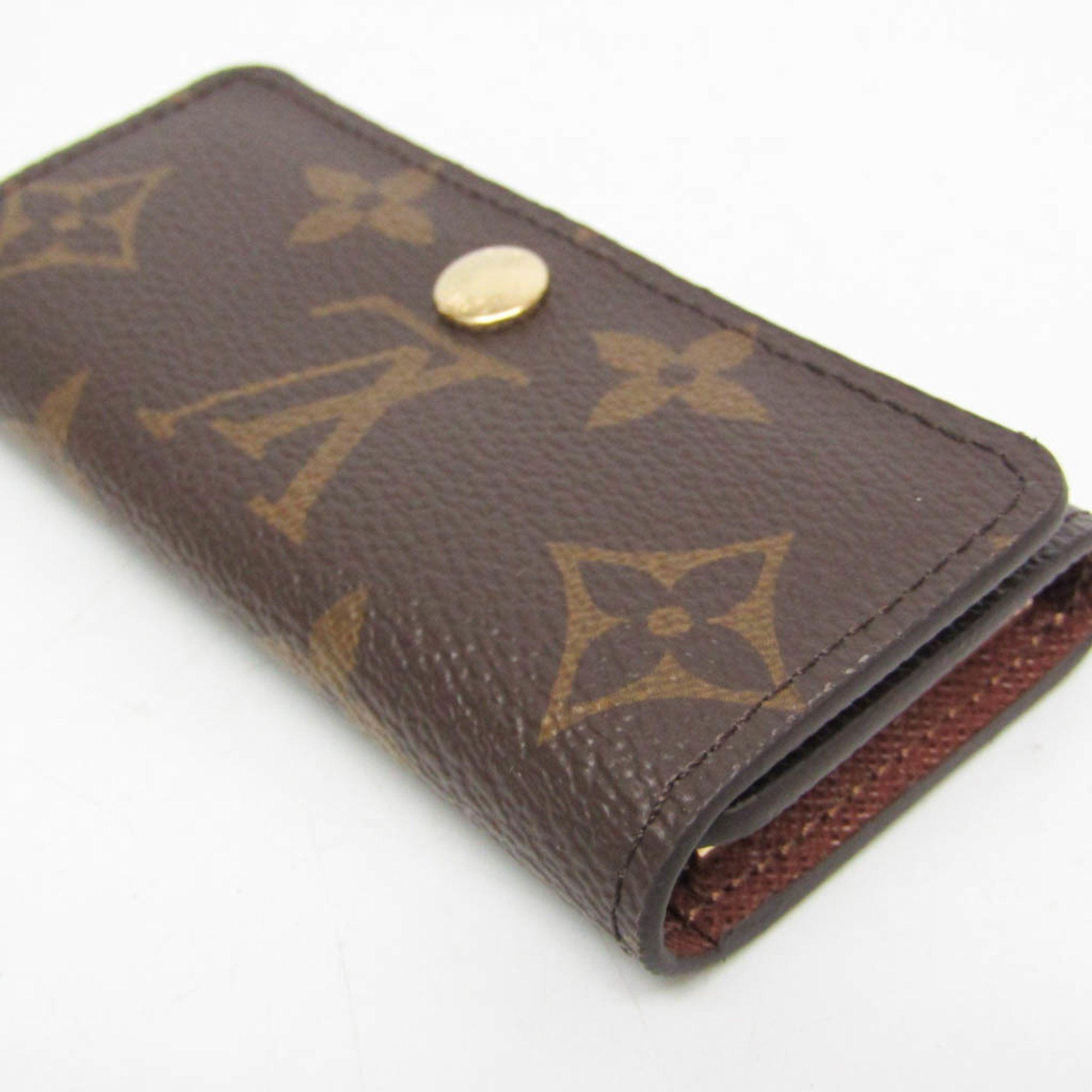 Louis Vuitton Louis Vuitton Monogram 4 Key Holder M69517 Men,Women Monogram Key Case Brown Size ONE SIZE - 7 Thumbnail