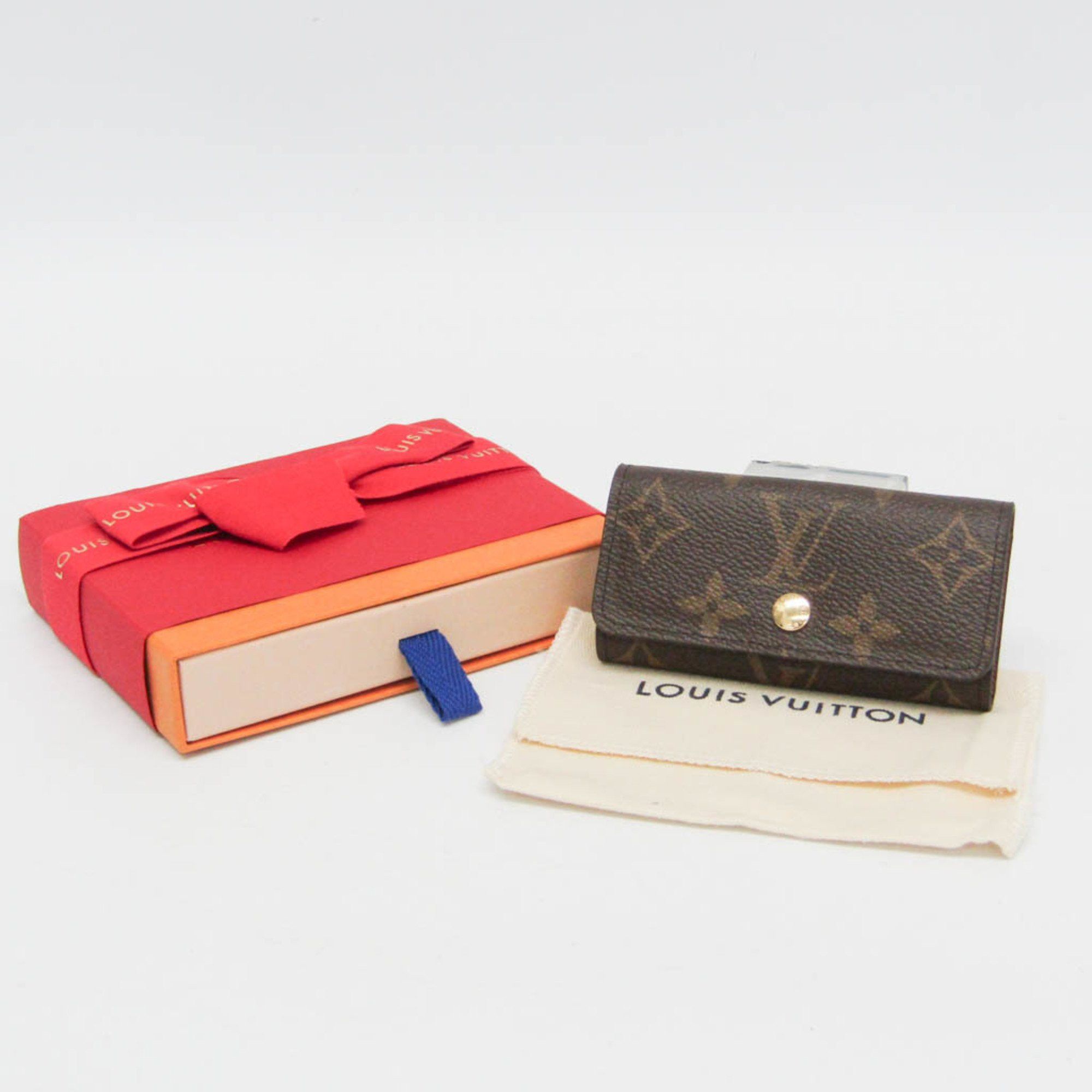 Louis Vuitton Louis Vuitton Monogram 4 Key Holder M69517 Men,Women Monogram Key Case Brown Size ONE SIZE - 2 Thumbnail
