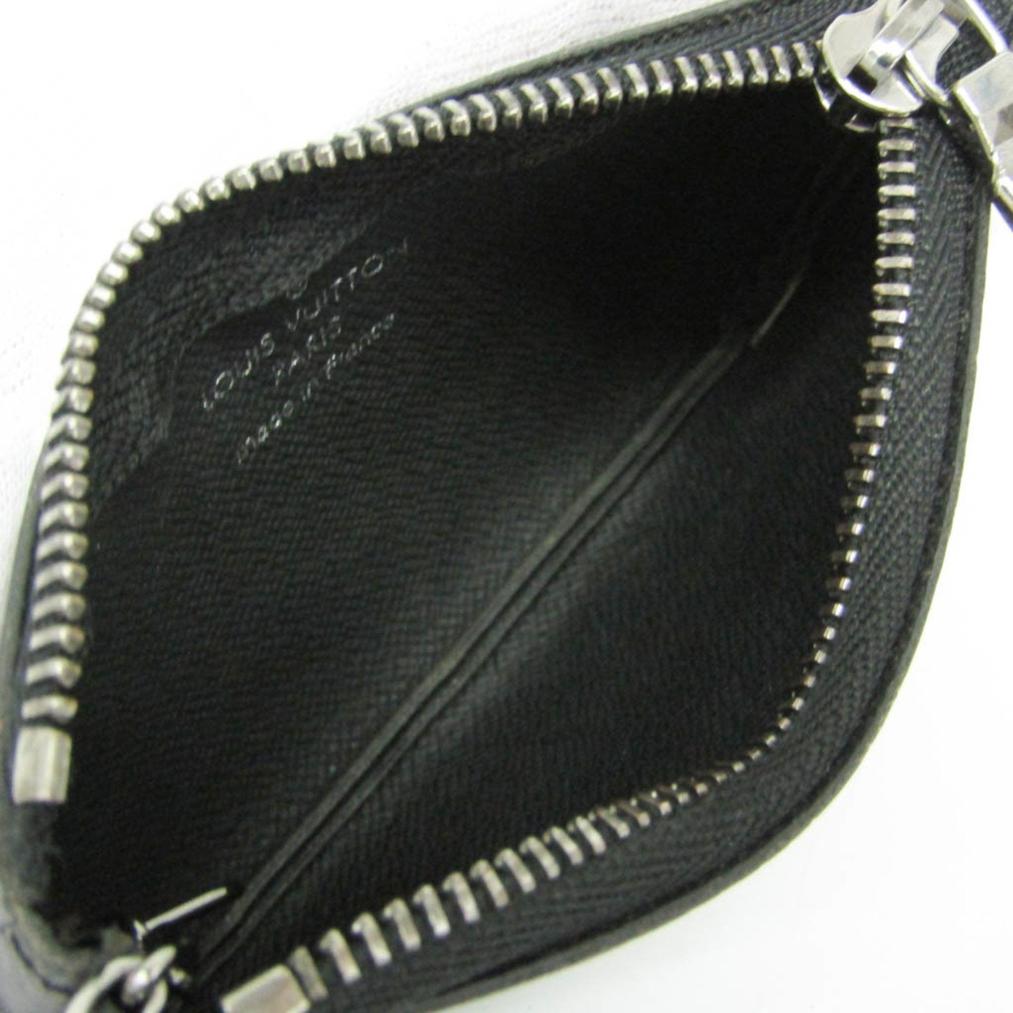 Louis Vuitton Louis Vuitton Monogram Eclipse Reverse Key Pouch M80905 Men,Women Monogram Eclipse Coin Purse/coin Case Black,Grape Size ONE SIZE - 3 Thumbnail