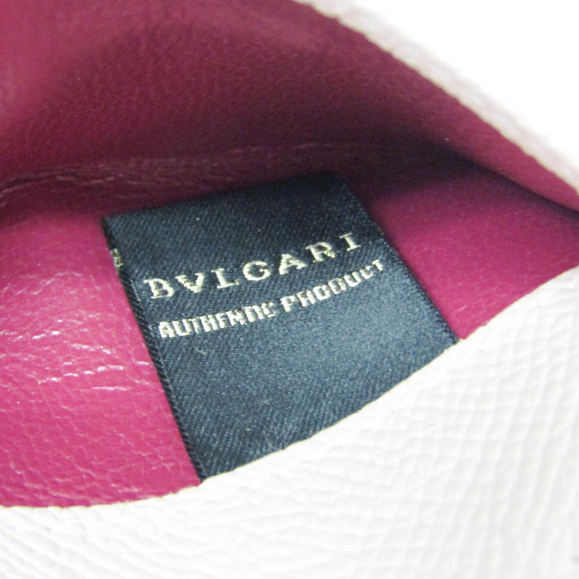 Bvlgari Bvlgari 30421 Leather Card Case Light Pink Size ONE SIZE - 11 Thumbnail