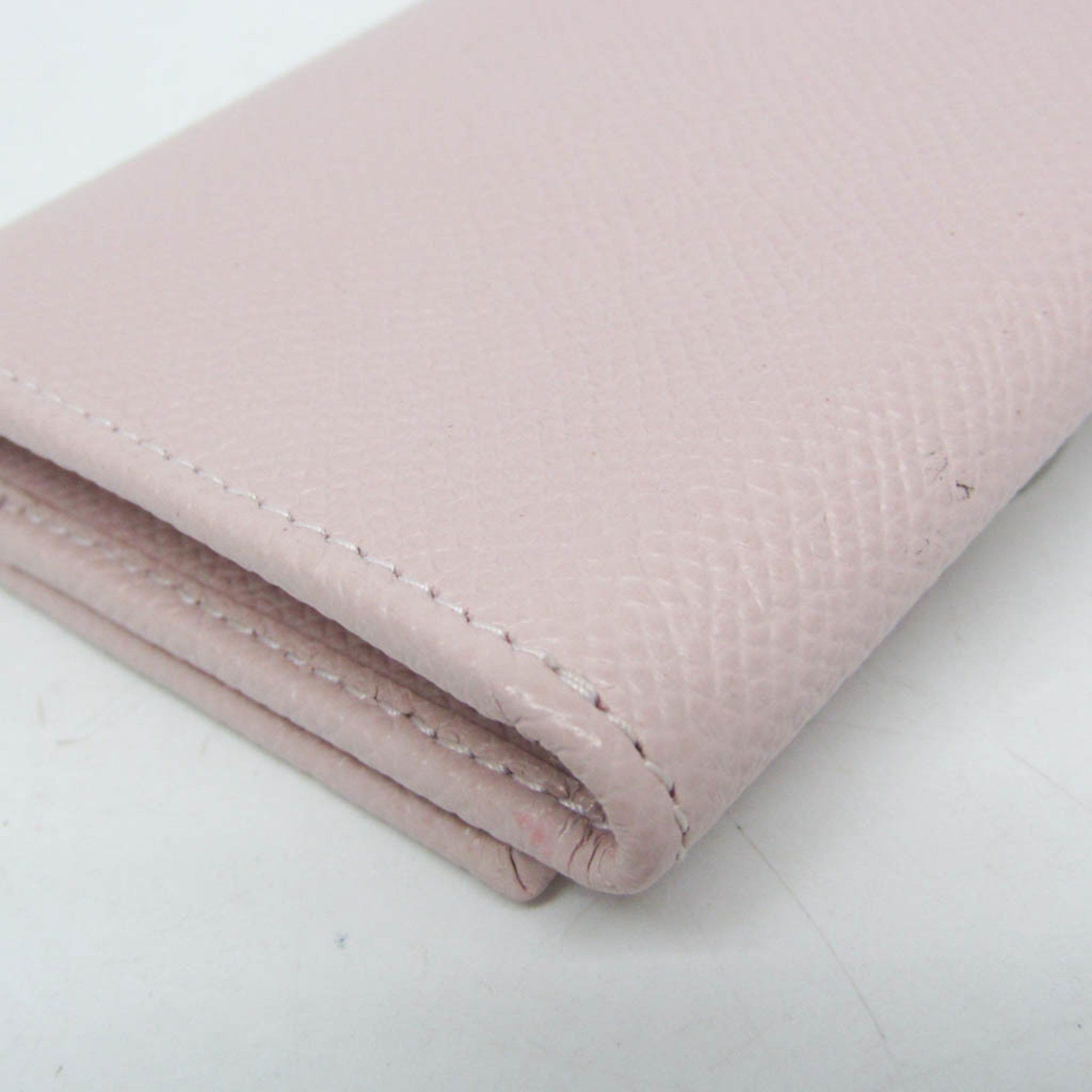 Bvlgari Bvlgari 30421 Leather Card Case Light Pink Size ONE SIZE - 5 Thumbnail