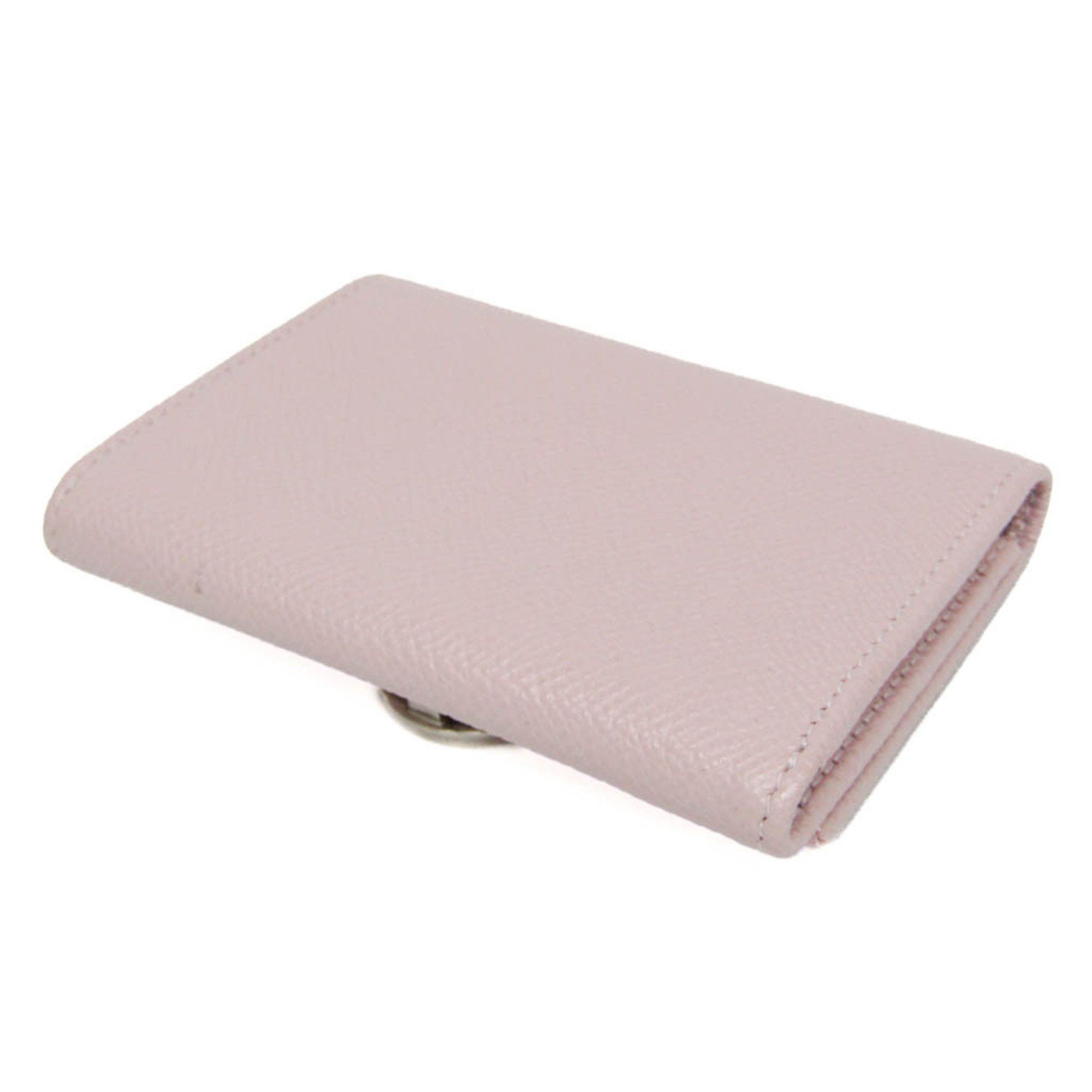 Bvlgari Bvlgari 30421 Leather Card Case Light Pink Size ONE SIZE - 3 Thumbnail