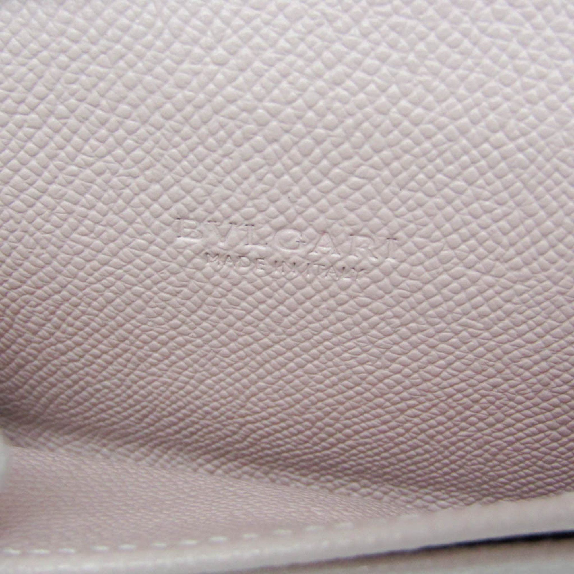 Bvlgari Bvlgari 30421 Leather Card Case Light Pink Size ONE SIZE - 9 Thumbnail
