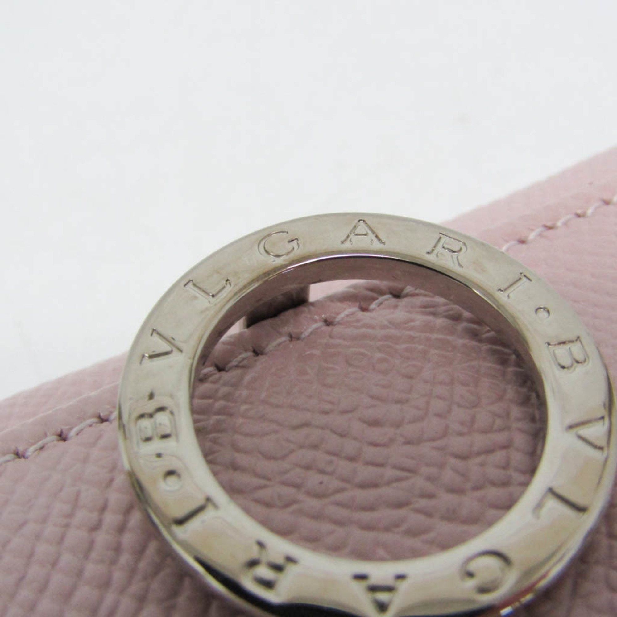 Bvlgari Bvlgari 30421 Leather Card Case Light Pink Size ONE SIZE - 7 Thumbnail
