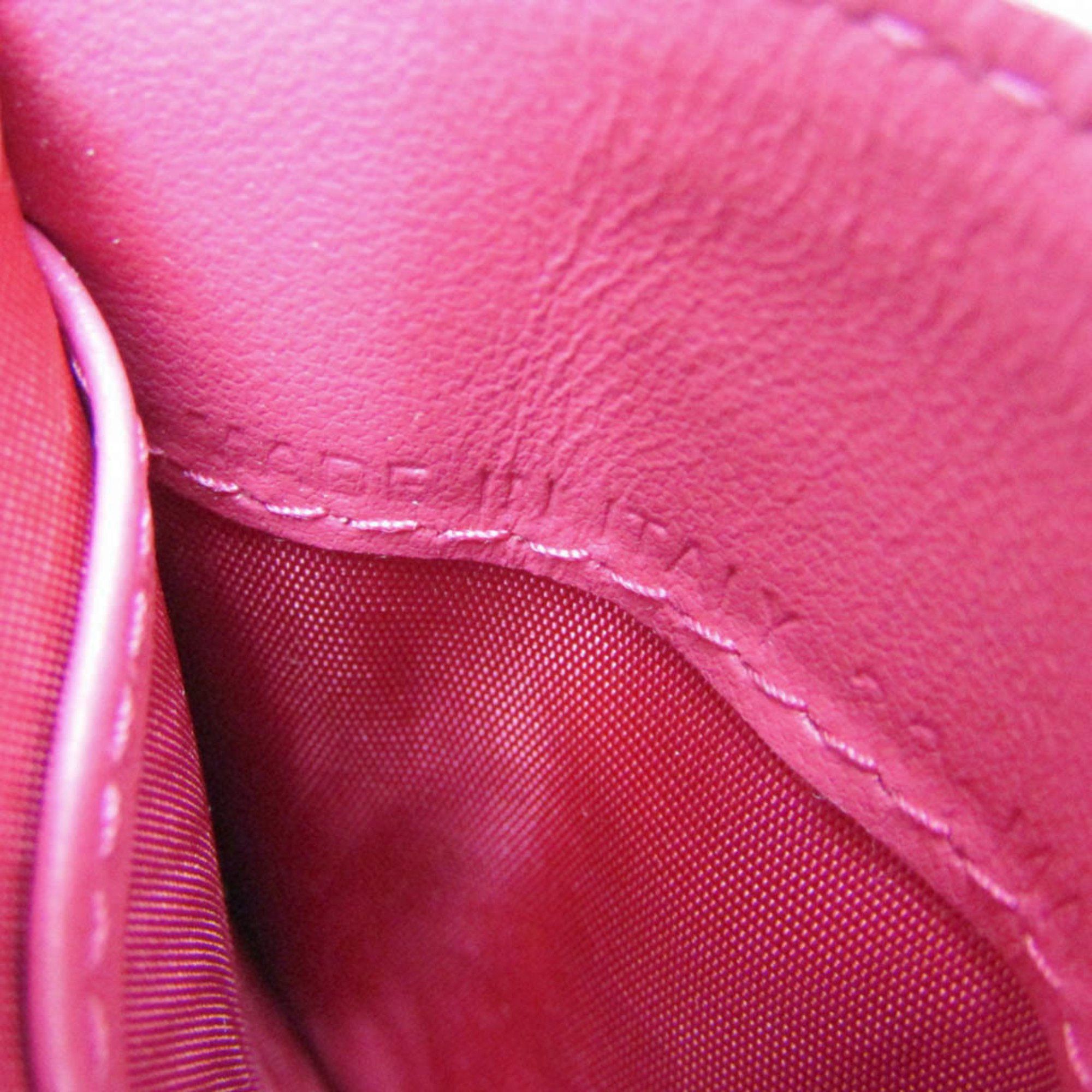Dior Christian Dior Cannage/Lady Dior CARO Medium Wallet S50304HPV Women's Leather Wallet (tri-fold) Pink Size ONE SIZE - 12 Thumbnail