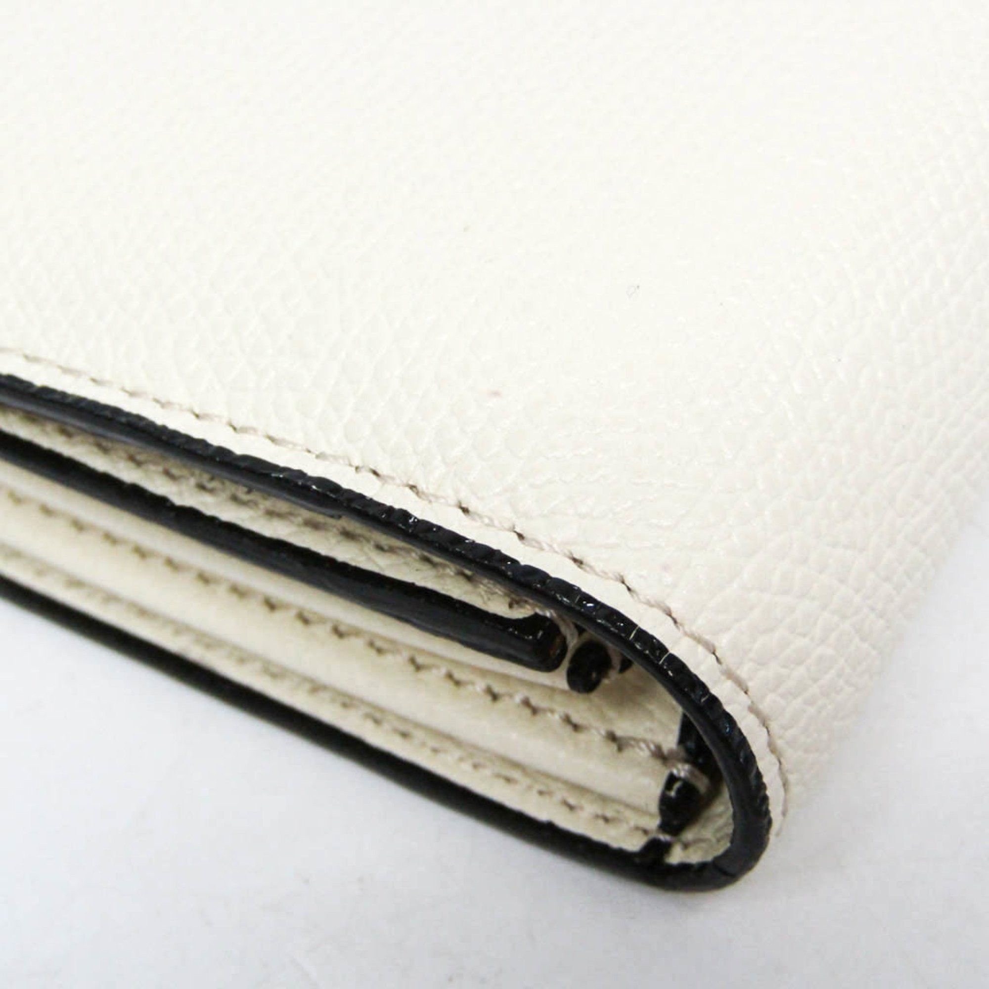 Valextra Valextra Removable 12 Card Holder V9L15 Men,Women Leather Long Wallet (bi-fold) Off-white Size ONE SIZE - 10 Thumbnail
