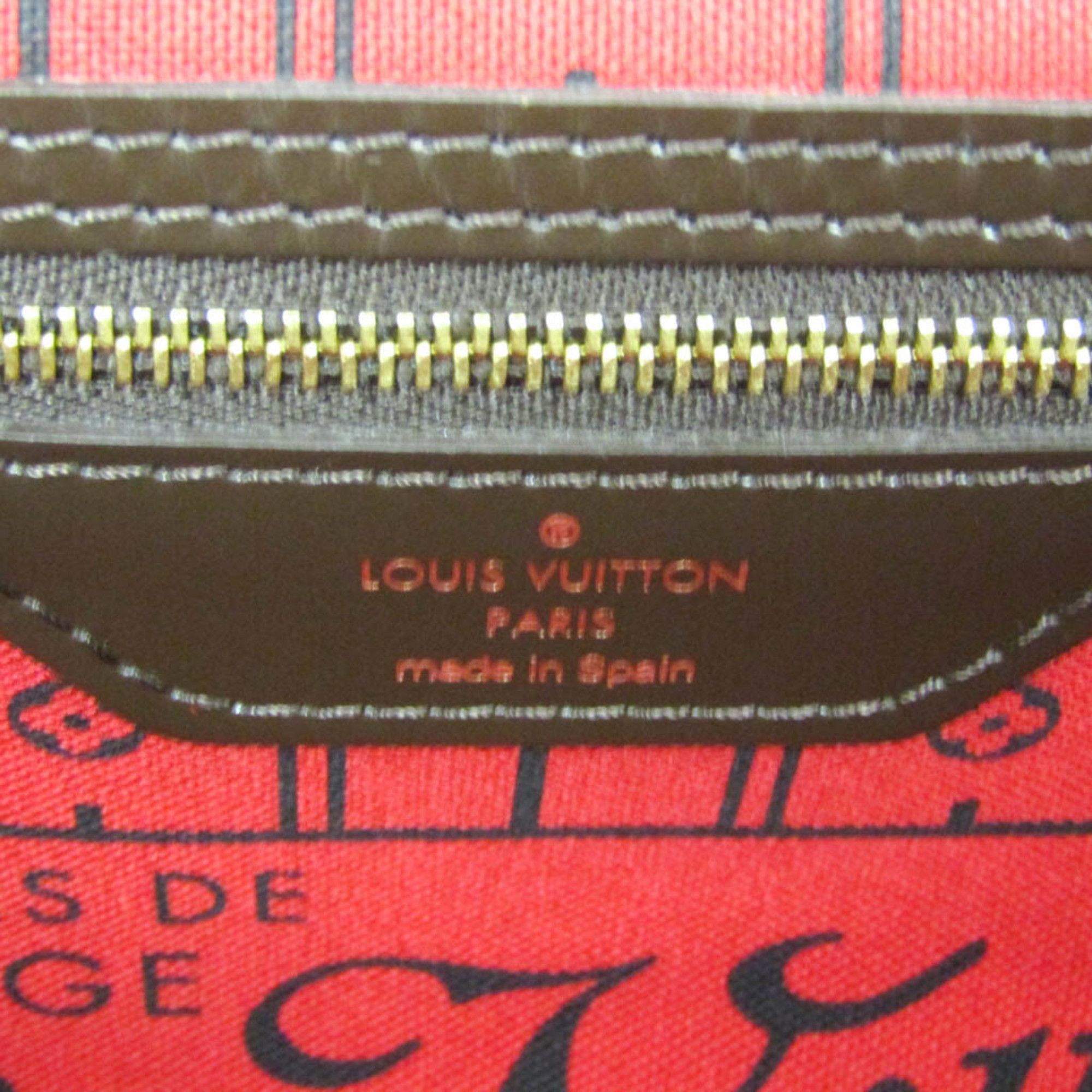 Louis Vuitton Louis Vuitton Damier Neverfull MM N51105 Women's Tote Bag Brown Size ONE SIZE - 11 Thumbnail