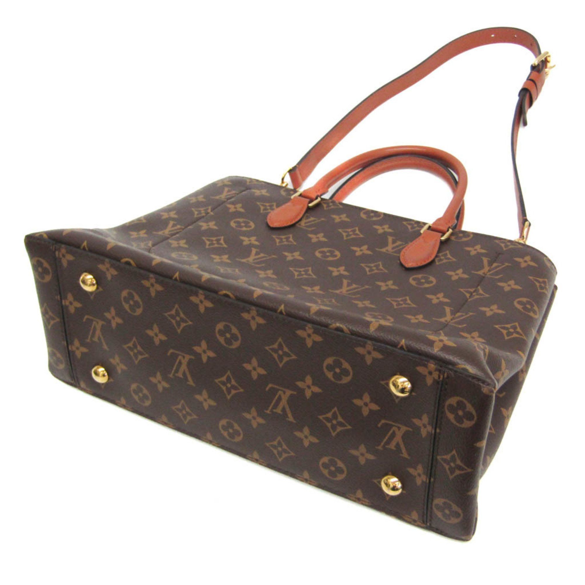 Louis Vuitton Louis Vuitton Monogram Flower Tote M43770 Women's Handbag,Shoulder Bag Brown,Monogram Size ONE SIZE - 2 Thumbnail