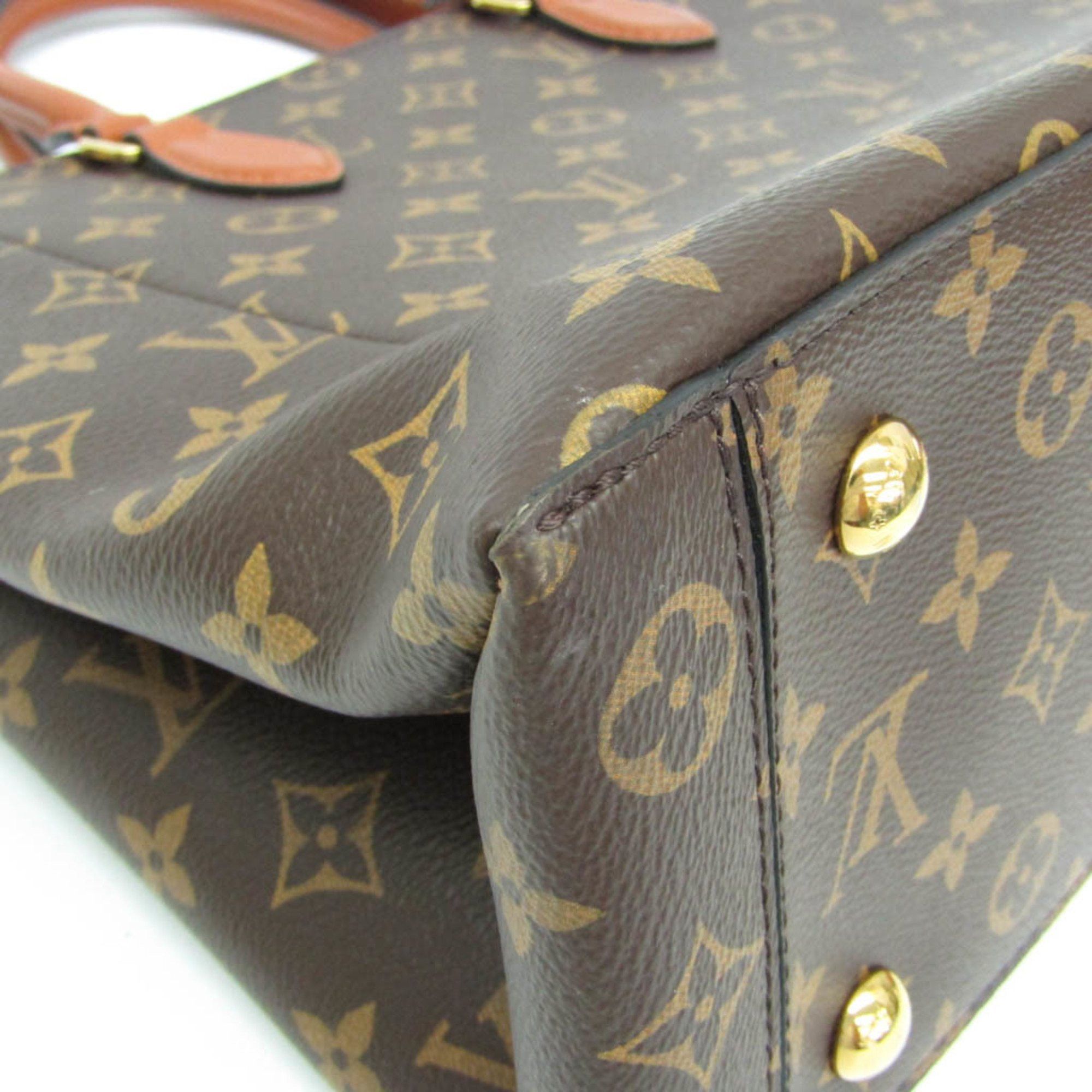 Louis Vuitton Louis Vuitton Monogram Flower Tote M43770 Women's Handbag,Shoulder Bag Brown,Monogram Size ONE SIZE - 4 Thumbnail