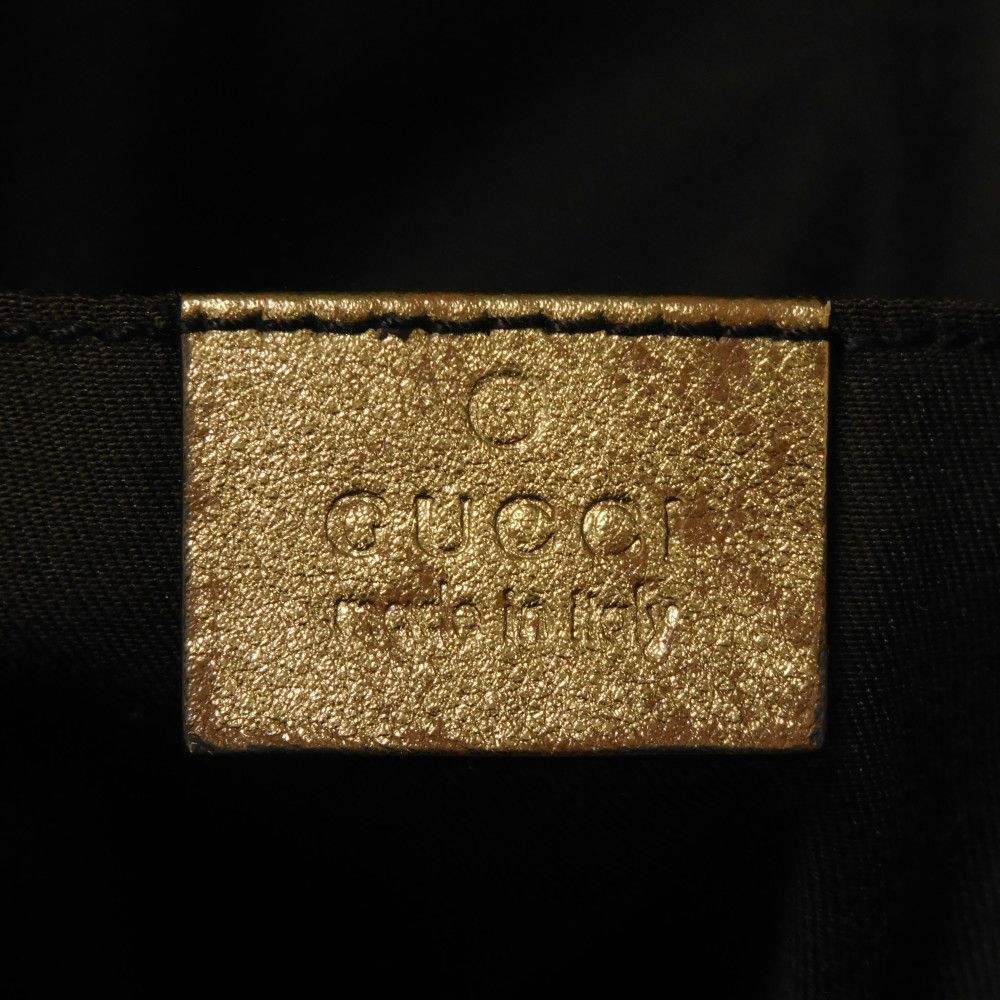 Gucci Gucci Gucci GG Canvas Calf Leather Tote Bag Canvas Tote Bag 189669 DUTY FREE for USA Size ONE SIZE - 10 Thumbnail