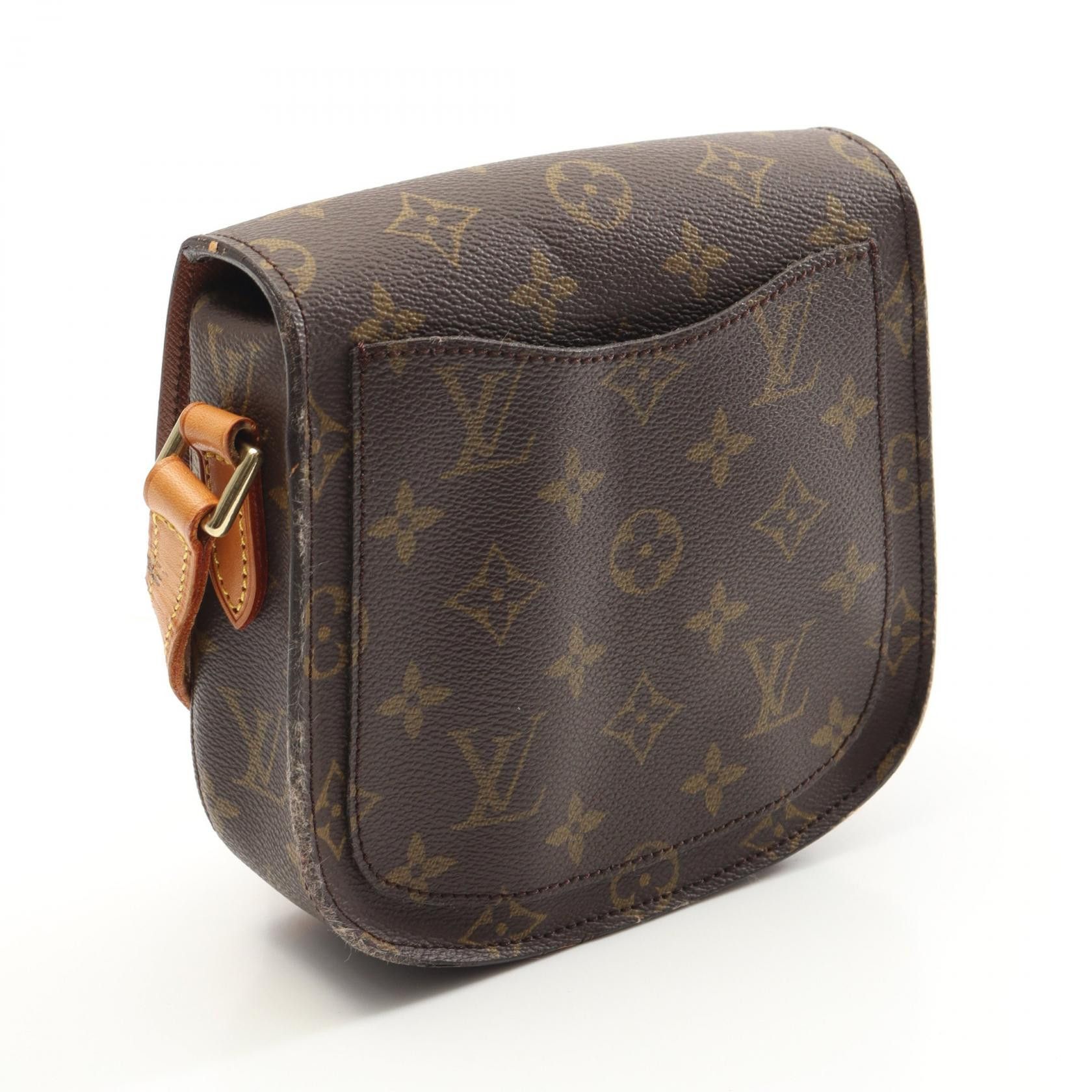 Louis Vuitton Louis Vuitton Louis Vuitton Saint Cloud PM Monogram Shoulder Bag Canvas Shoulder Bag M51244 Size ONE SIZE - 2 Thumbnail
