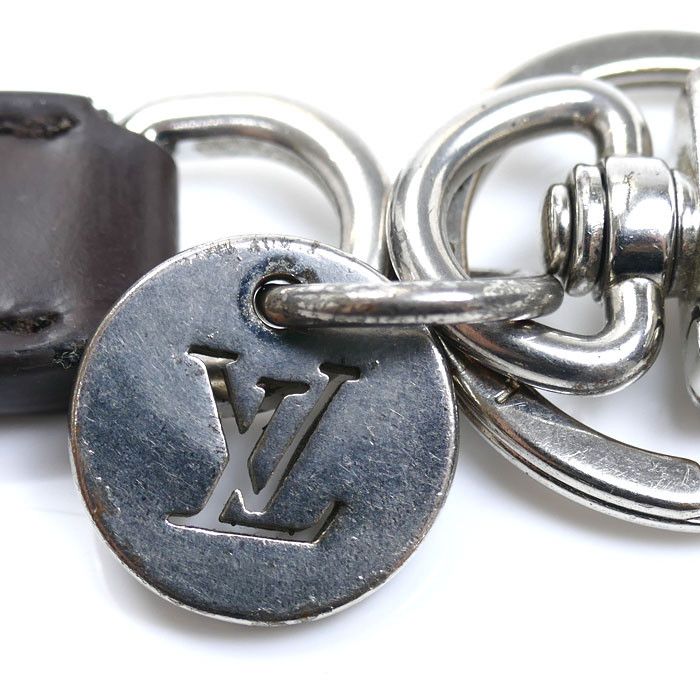 Louis Vuitton Louis Vuitton Louis Vuitton Porte Cles Slim Dragonne Monogram Key Holder Canvas Key Chain M77165 Size ONE SIZE - 4 Thumbnail