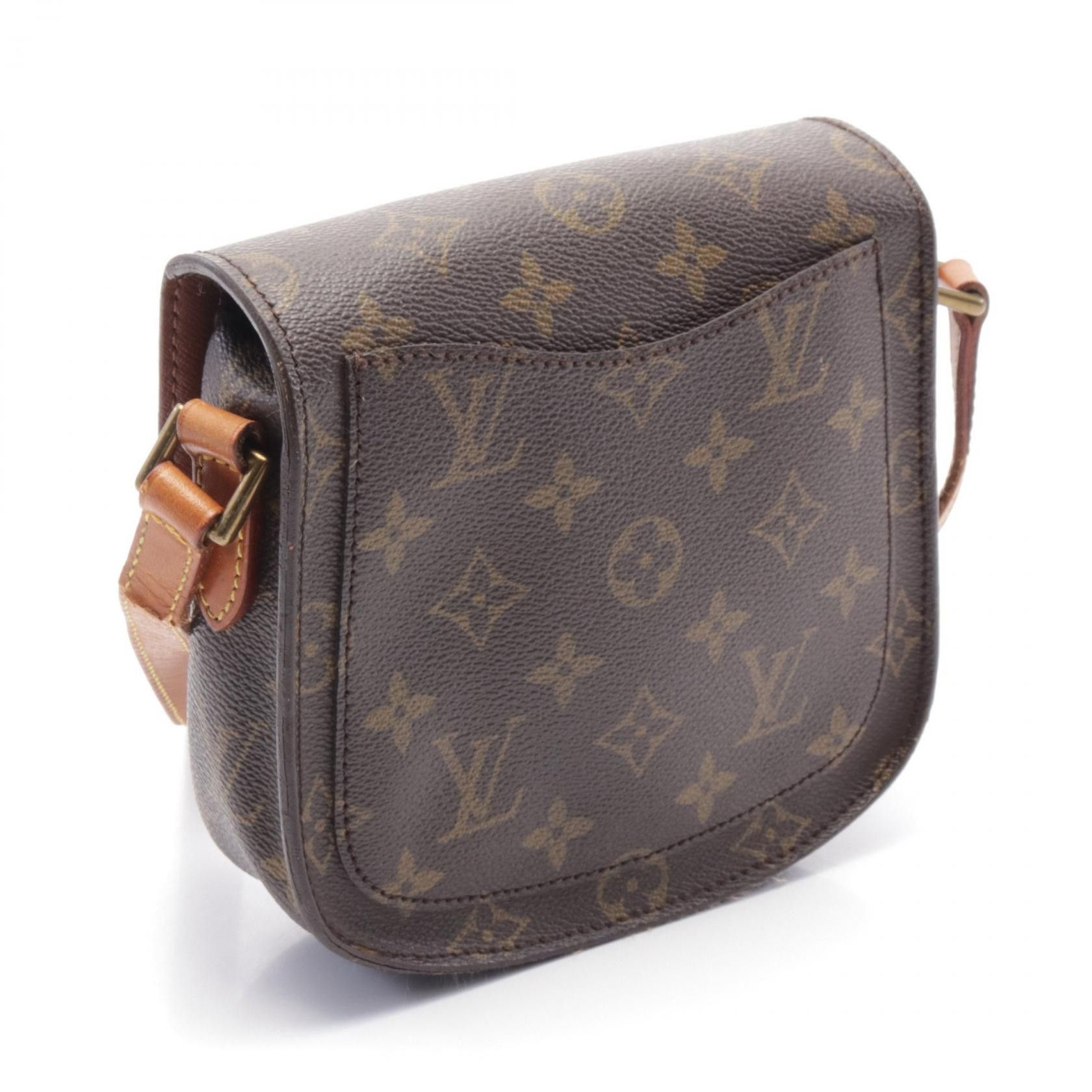 Louis Vuitton Louis Vuitton Louis Vuitton Saint Cloud PM Monogram Shoulder Bag Canvas Shoulder Bag M51244 Size ONE SIZE - 2 Thumbnail