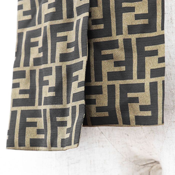 Fendi Fendi Fendi FENDI ROMA Maxi Wrappy Silk Scarf Natural Material Scarf FNX099 Size ONE SIZE - 4 Thumbnail