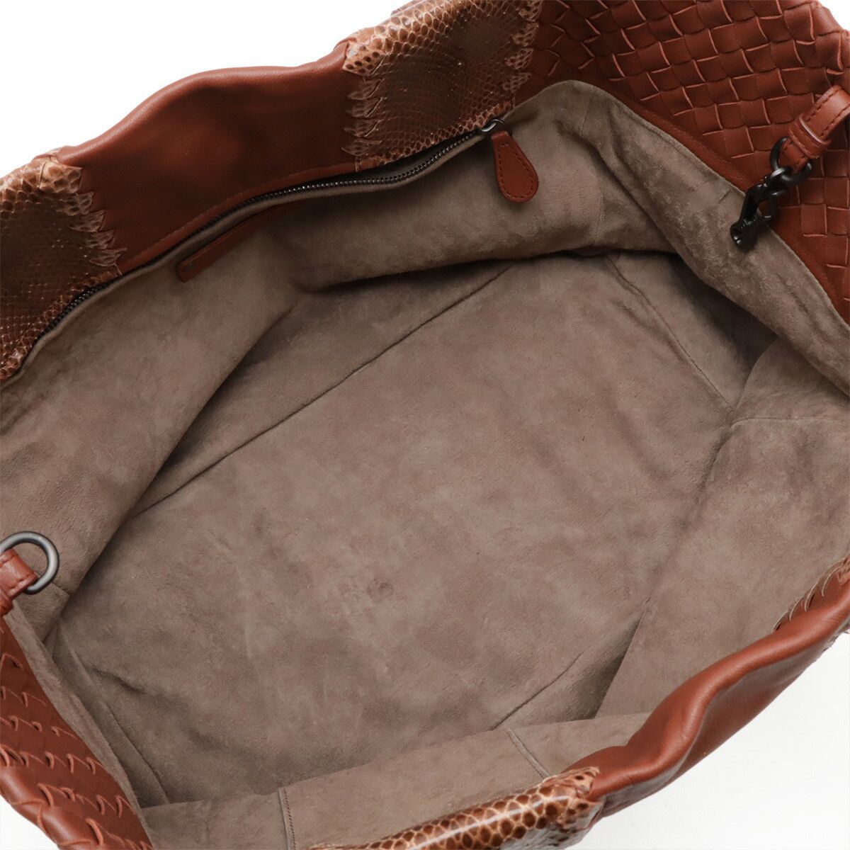 Bottega Veneta Bottega Veneta Bottega Veneta Intrecciato Ayers Leather Python 2way Bag Leather Shoulder Bag Size ONE SIZE - 5 Thumbnail