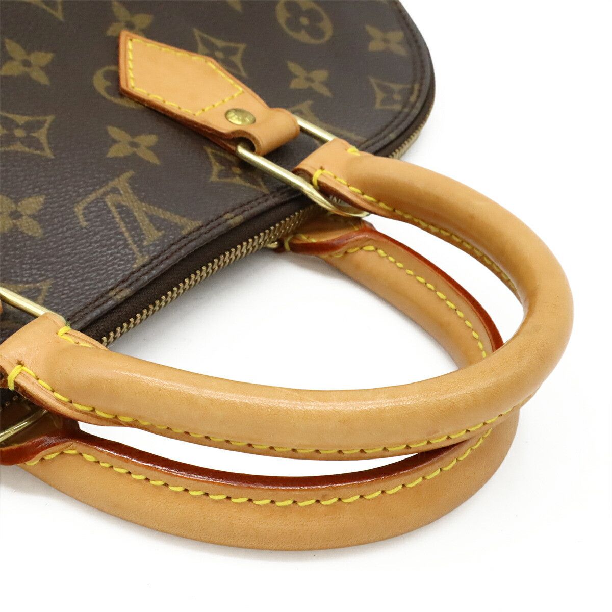 Louis Vuitton Louis Vuitton Louis Vuitton Alma Monogram Handbag Canvas Handbag M51130 Size ONE SIZE - 4 Thumbnail