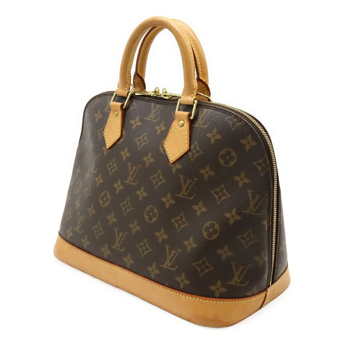Louis Vuitton Louis Vuitton Louis Vuitton Alma Monogram Handbag Canvas Handbag M51130 Size ONE SIZE - 2 Thumbnail