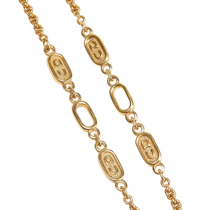 Dior Dior Dior CD Logo Plate Necklace Metal Necklace DUTY FREE for USA Size ONE SIZE - 4 Thumbnail