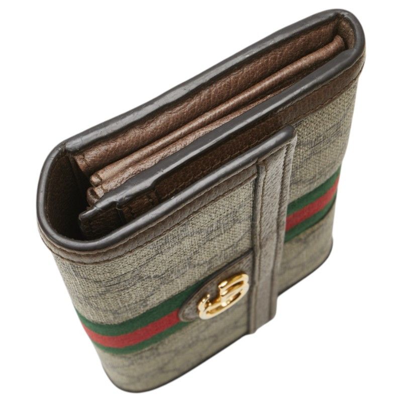 Gucci Gucci Gucci Ophidia GG Supreme Long Wallet Canvas Long Wallet 523153 Size ONE SIZE - 4 Thumbnail