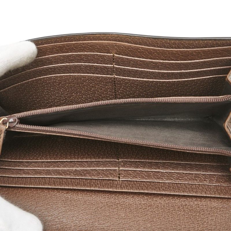 Gucci Gucci Gucci Ophidia GG Supreme Long Wallet Canvas Long Wallet 523153 Size ONE SIZE - 10 Thumbnail
