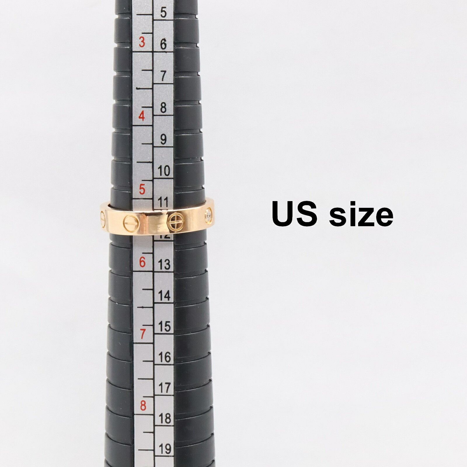 Cartier Cartier Cartier Mini Love Ring Au750 Diamond Ring Size 10 Leather Ring Size ONE SIZE - 6 Thumbnail