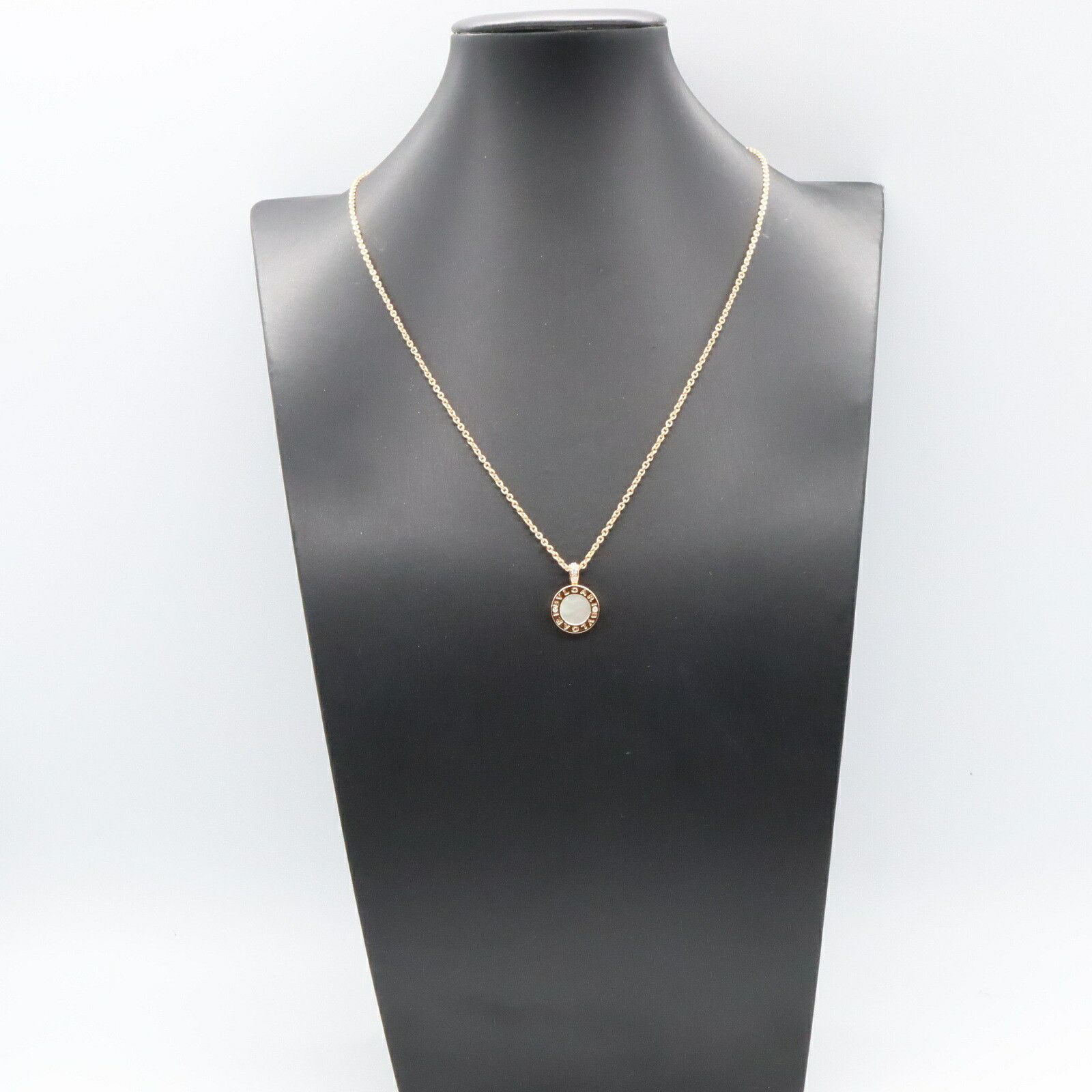 Bvlgari Bvlgari Bvlgari Bulgari Bulgari Au750 Diamond Onyx Mother of Pearl Necklace Metal Necklace Size ONE SIZE - 7 Thumbnail