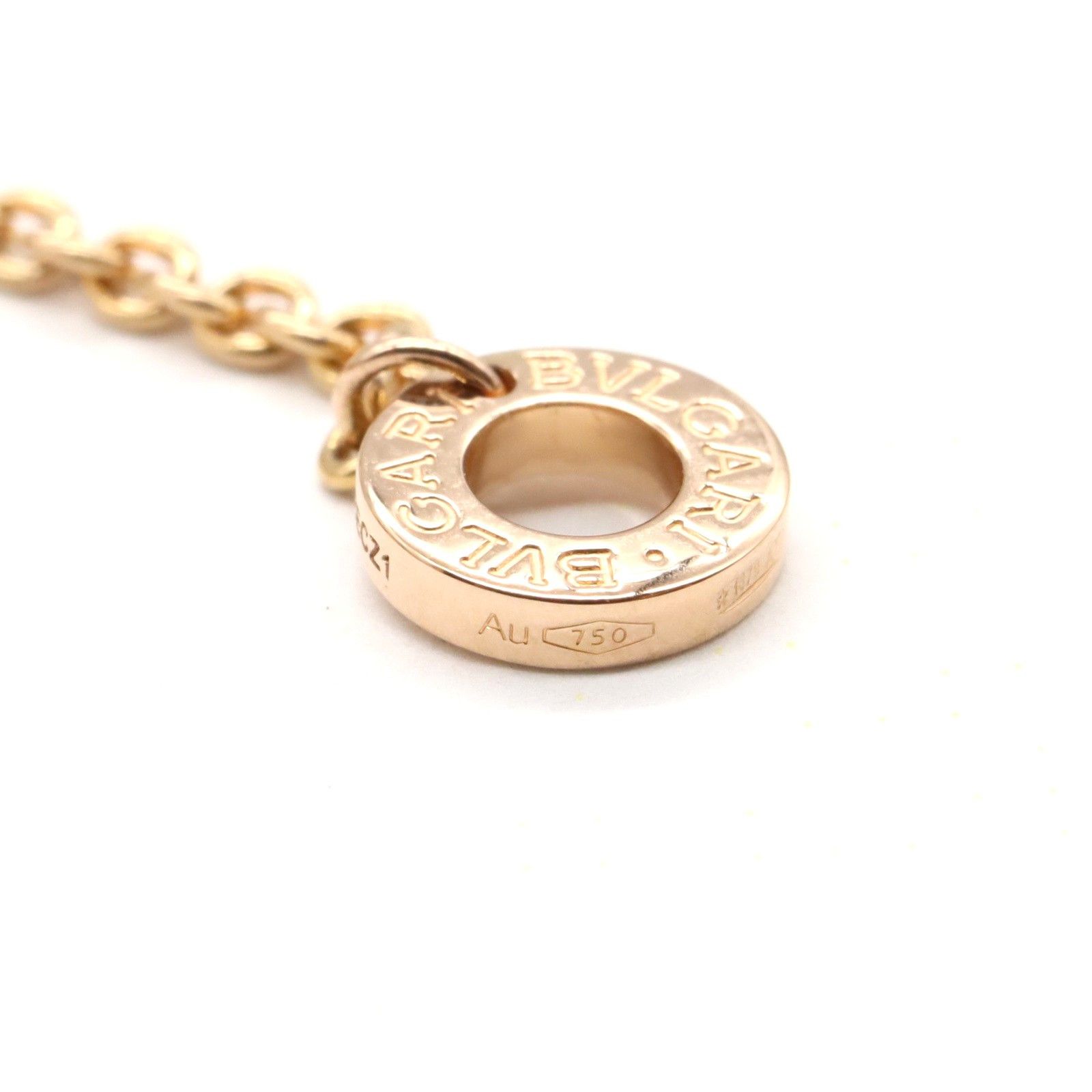 Bvlgari Bvlgari Bvlgari Bulgari Bulgari Au750 Diamond Onyx Mother of Pearl Necklace Metal Necklace Size ONE SIZE - 5 Thumbnail