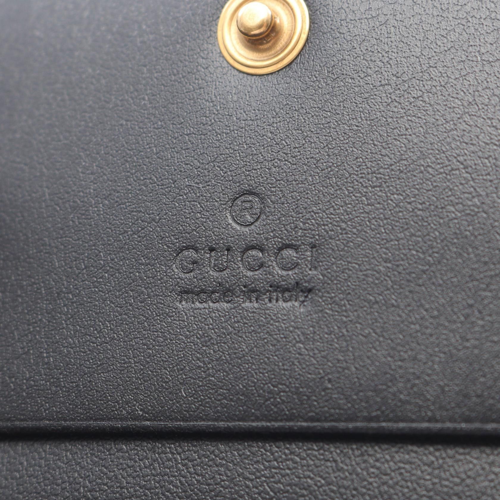 Gucci Gucci Gucci GG Marmont Leather Wallet Leather Short Wallet 466492DTD1T1000 Size ONE SIZE - 5 Thumbnail