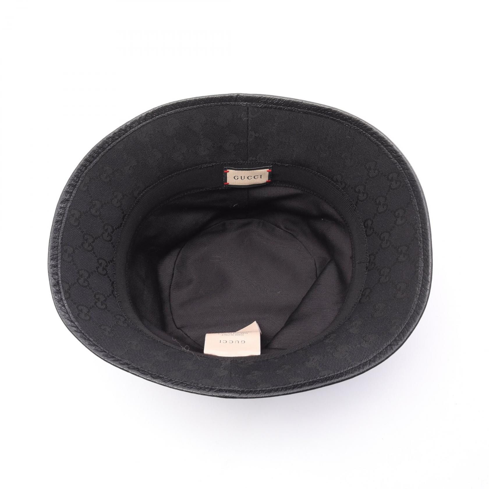 Gucci Gucci Gucci GG Marmont GG Canvas Hat Canvas Hats 576587 Size ONE SIZE - 3 Thumbnail