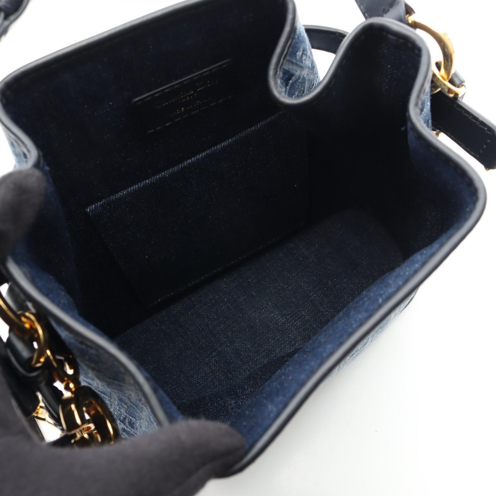 Dior Dior Dior C'est Dior Oblique Jacquard Denim Leather Shoulder Bag Denim Shoulder Bag M2271UTZQ M2271UDCE Size ONE SIZE - 3 Thumbnail