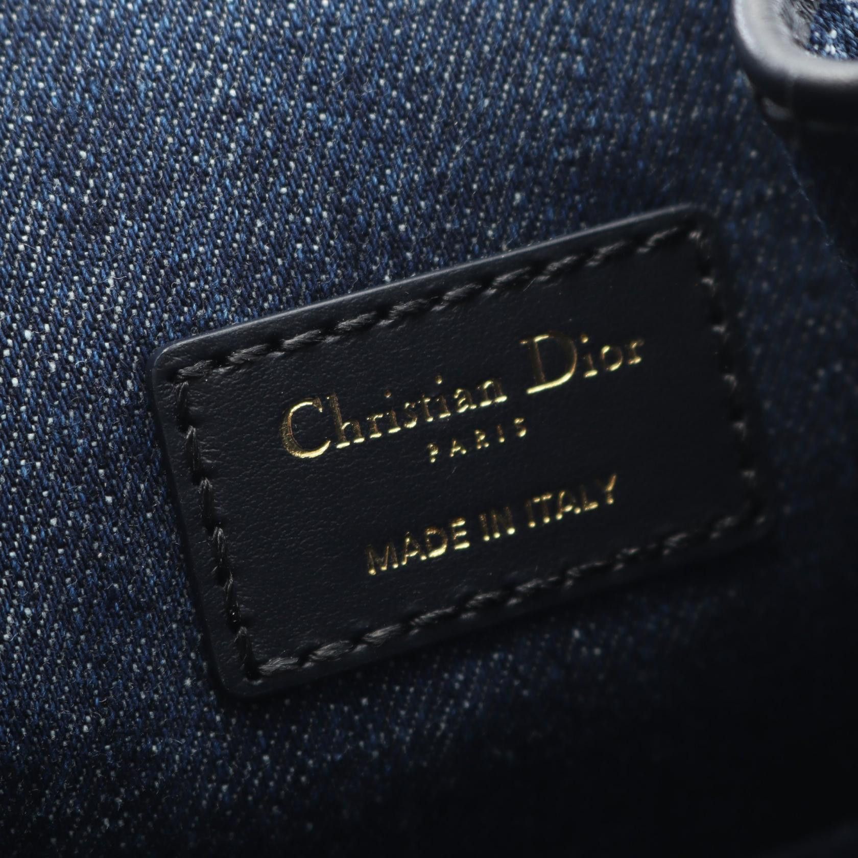 Dior Dior Dior C'est Dior Oblique Jacquard Denim Leather Shoulder Bag Denim Shoulder Bag M2271UTZQ M2271UDCE Size ONE SIZE - 4 Thumbnail