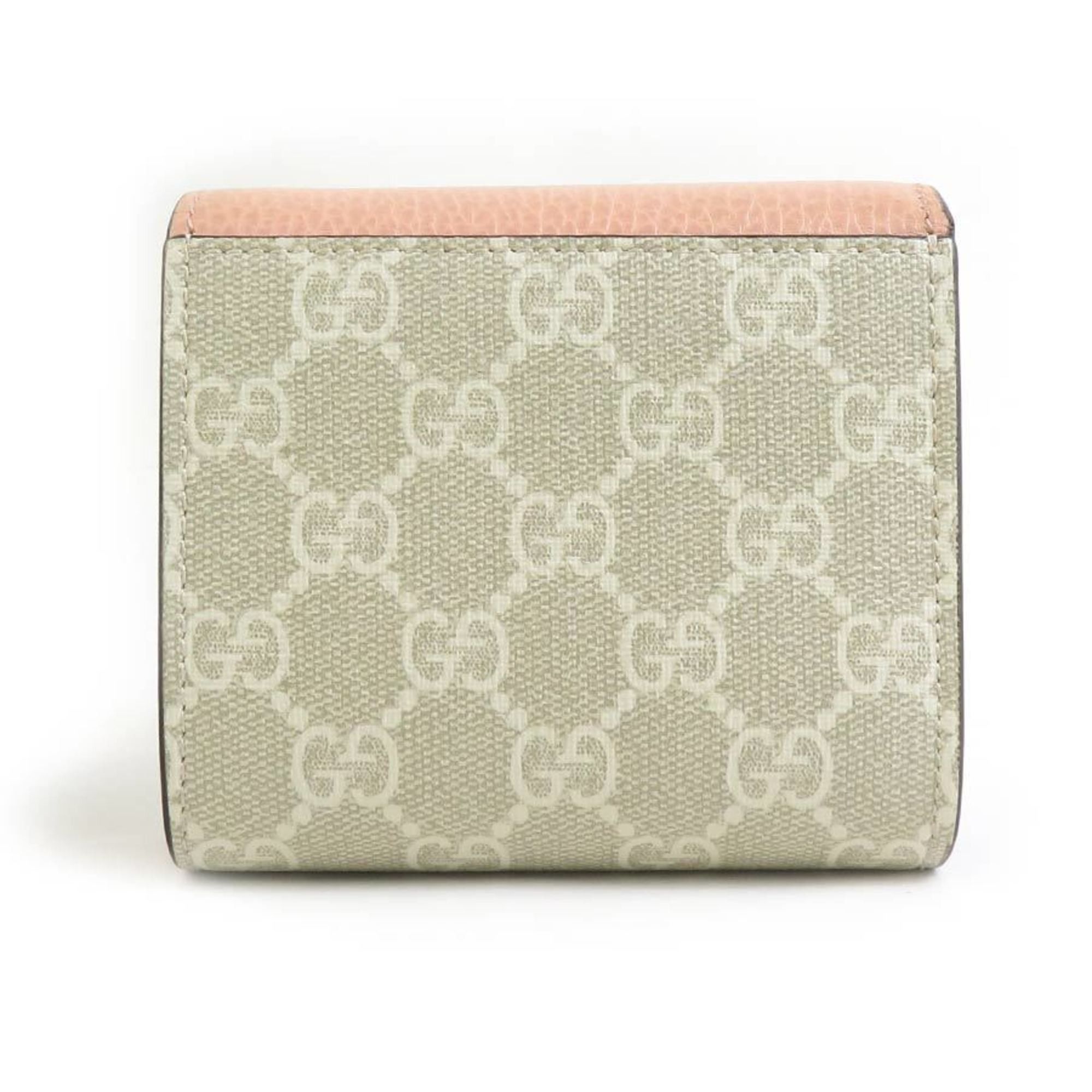 Gucci Gucci GG Marmont Leather Bi-fold Wallet in Pink and Beige, Women's, 598587 56252a Size ONE SIZE - 2 Thumbnail