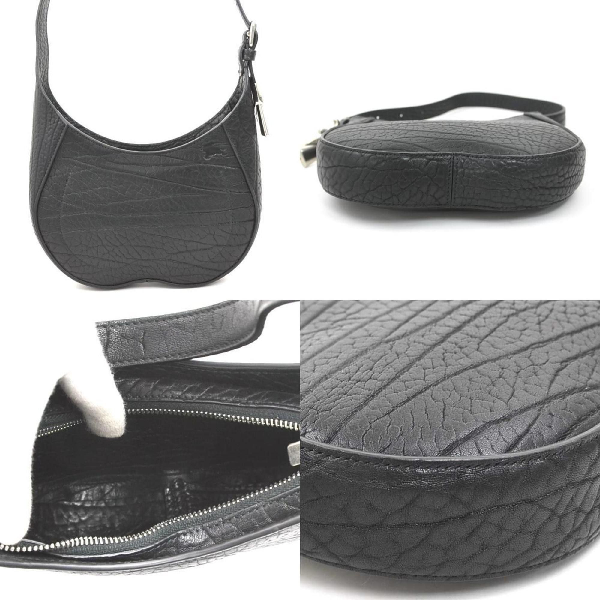 Burberry Burberry Shoulder Bag, Leather, Black, Women's, 56242g Size ONE SIZE - 3 Thumbnail