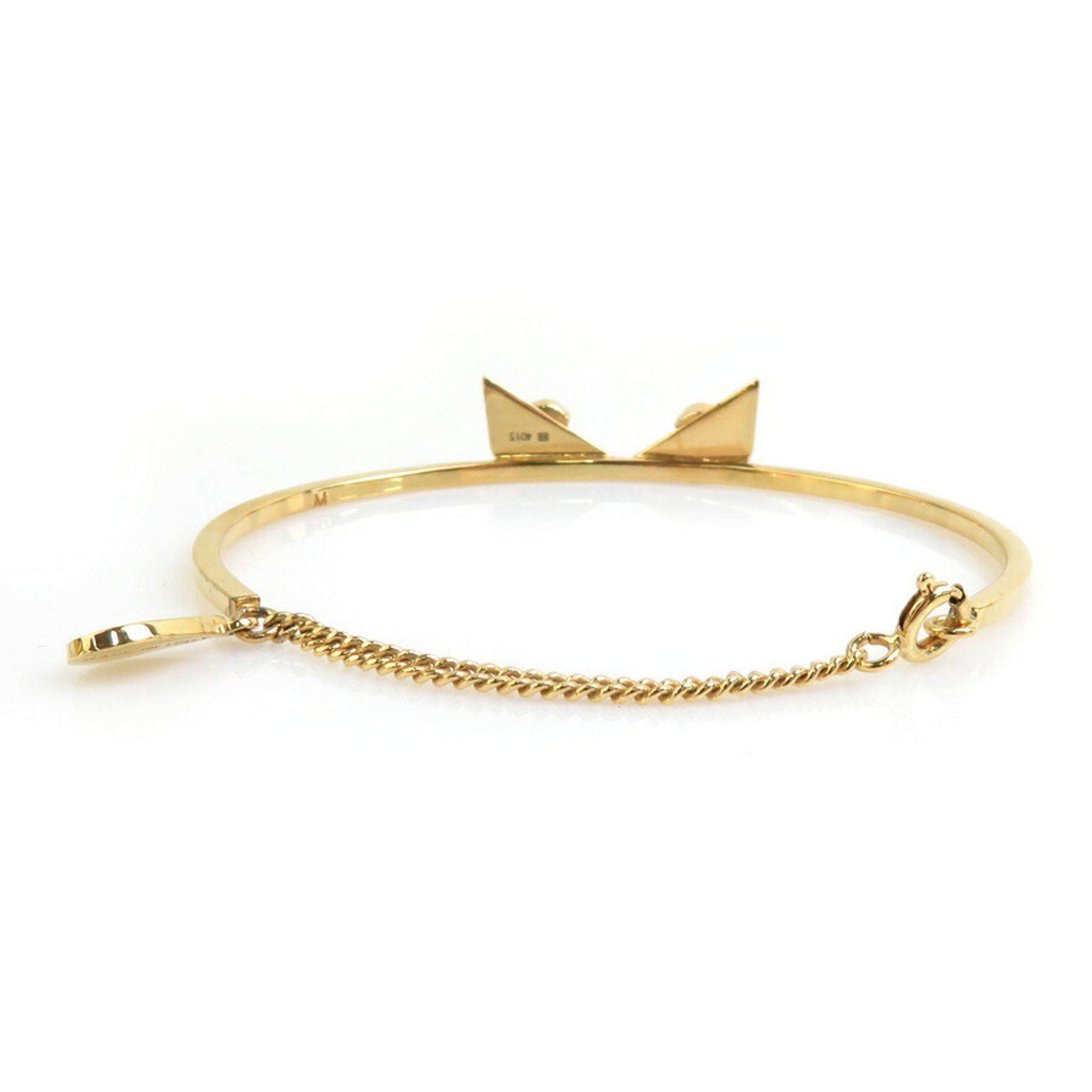 Fendi Fendi Monster Bugs Eye Metal Gold Bracelet for Women 56254k Size ONE SIZE - 3 Thumbnail