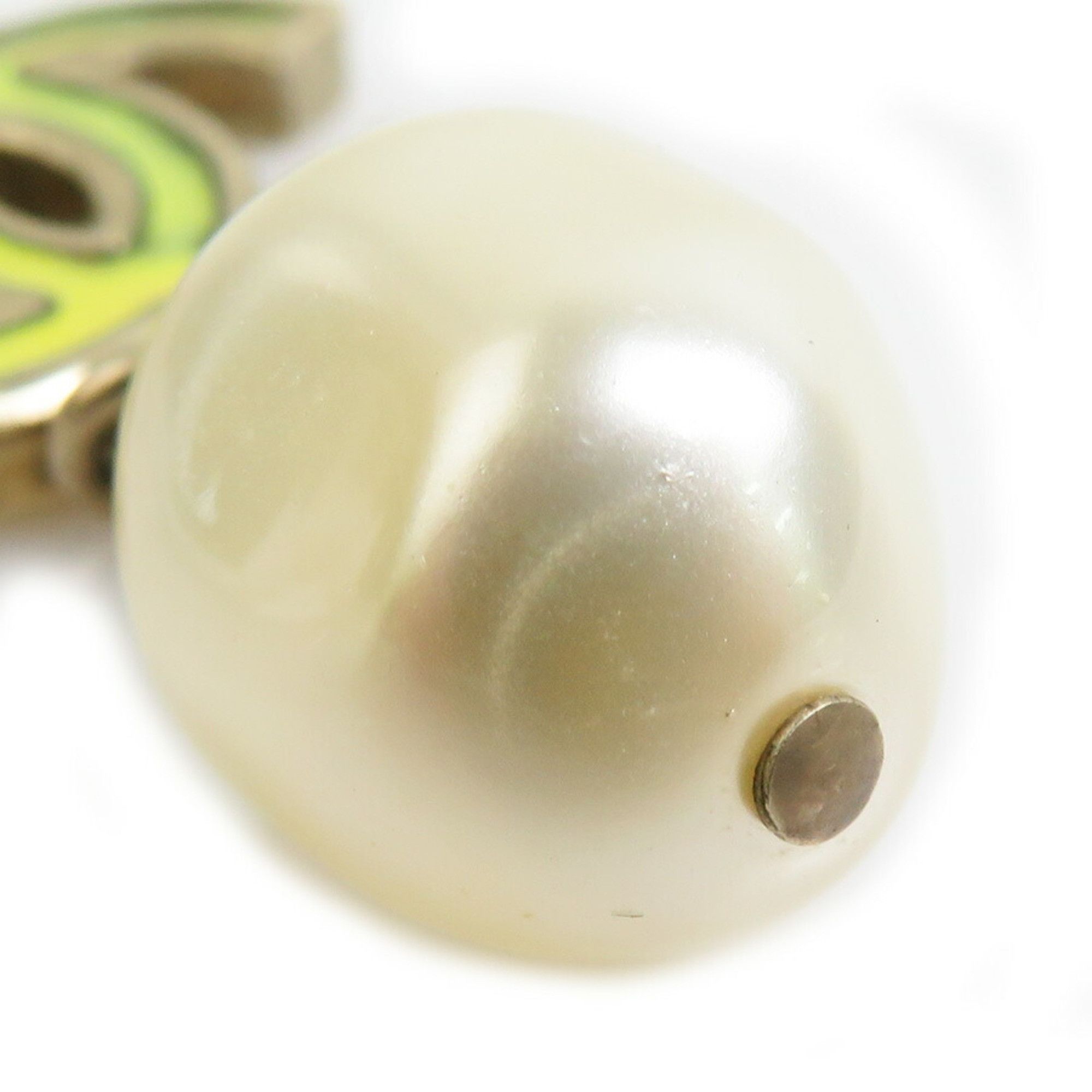 Chanel CHANEL Necklace, Metal, Faux Pearl, Gold, Women's, 56260g Size ONE SIZE - 4 Thumbnail