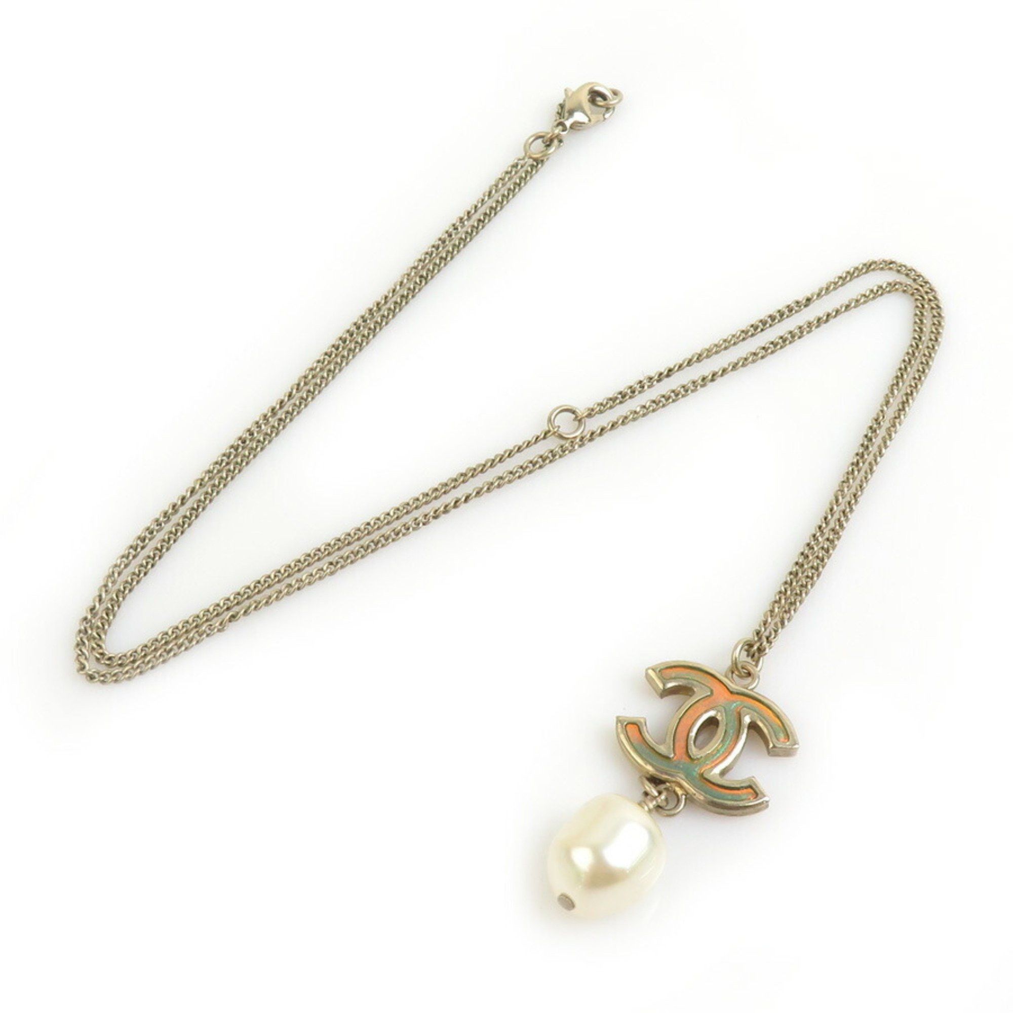 Chanel CHANEL Necklace, Metal, Faux Pearl, Gold, Women's, 56260g Size ONE SIZE - 2 Thumbnail