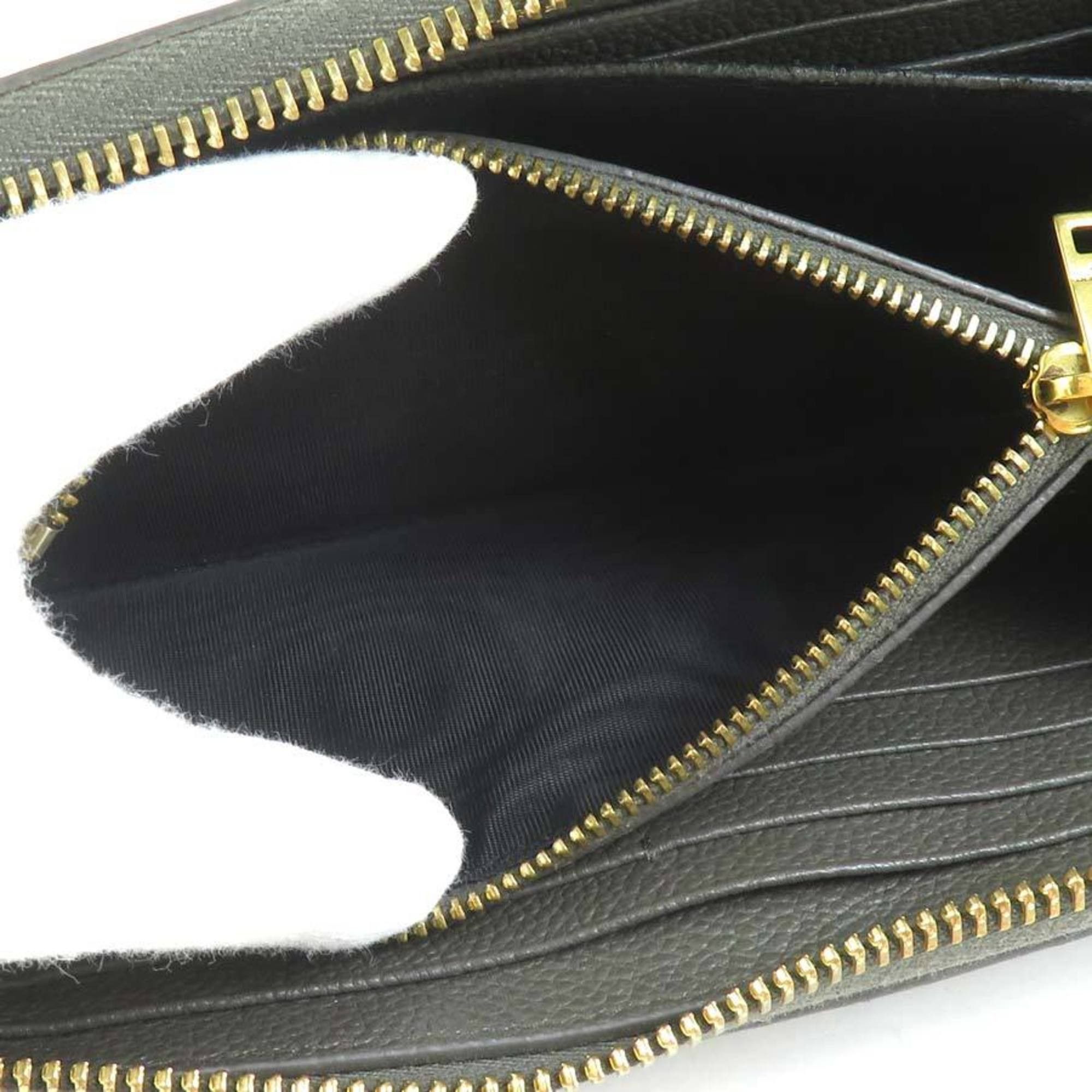 Saint Laurent Paris Saint Laurent round long wallet in khaki brown and gold leather for men women, r10683a Size ONE SIZE - 4 Thumbnail