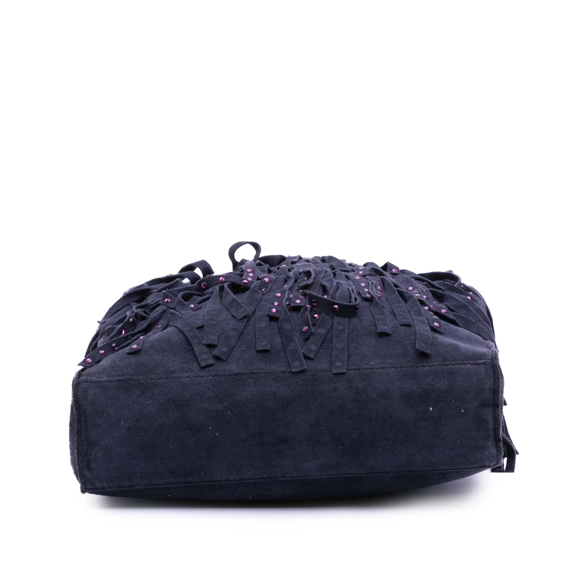 Chanel Chanel Mini Suede Studded Fringe Tote Size ONE SIZE - 3 Thumbnail