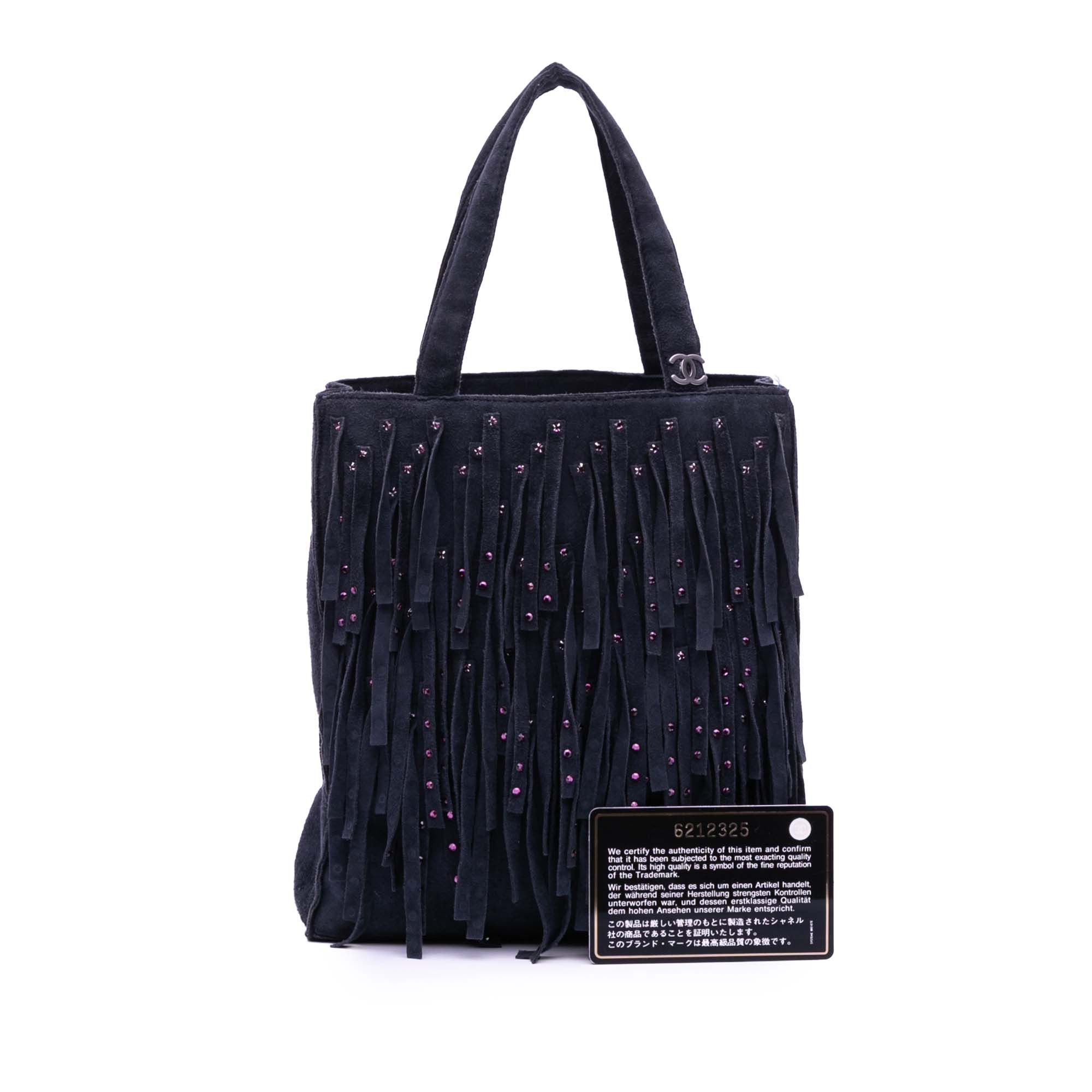 Chanel Chanel Mini Suede Studded Fringe Tote Size ONE SIZE - 10 Thumbnail