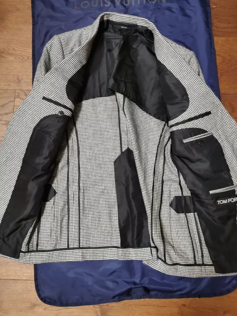 Tom Ford Tomorrow Ford Houndstooth Blazer Size US XL / EU 56 / 4 - 2 Thumbnail
