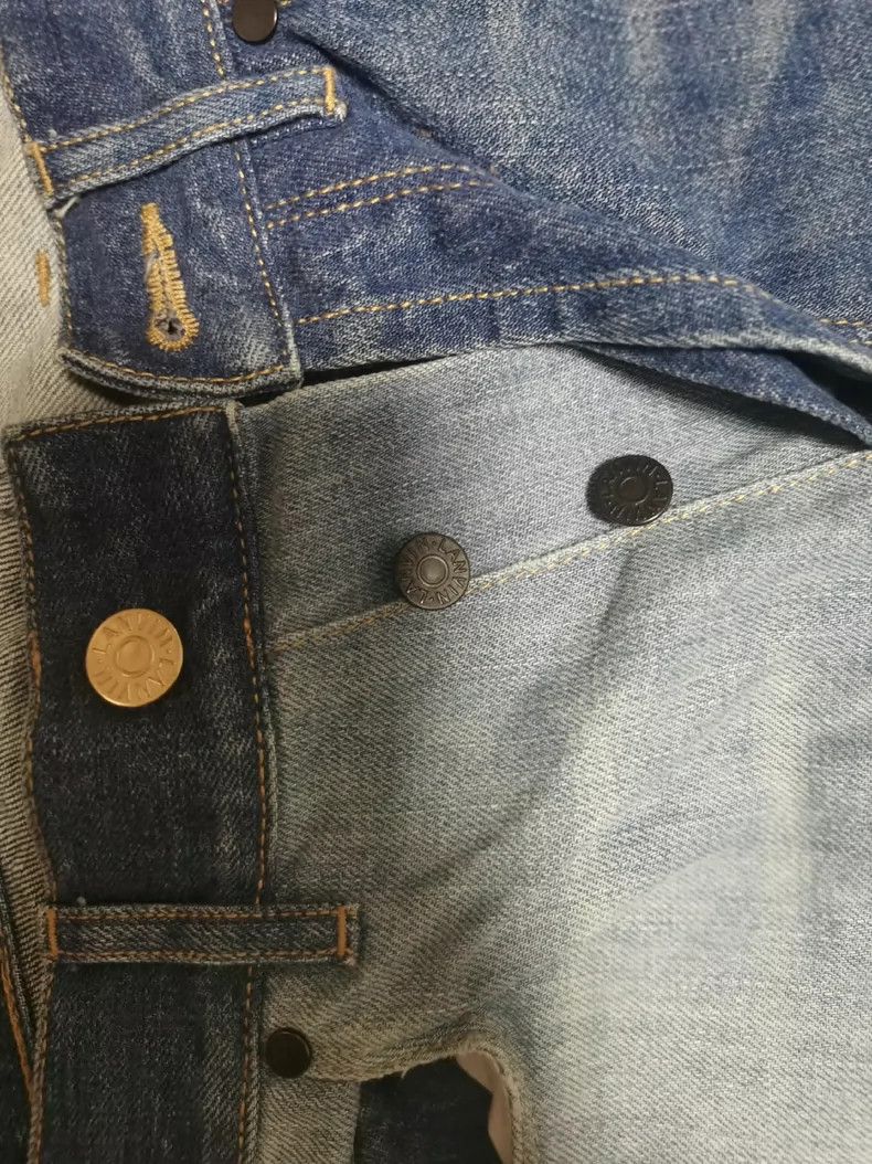 Lanvin Lanvin Two-Tone Distressed Denim Jeans Size US 30 / EU 46 - 3 Thumbnail