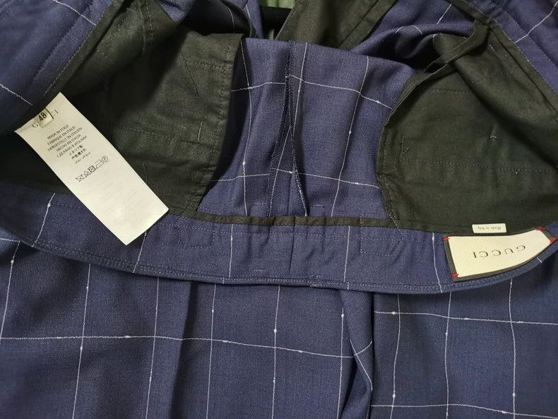Gucci Gucci Plaid Embroidered Suit Set Size US XXL / EU 58 / 5 - 2 Thumbnail