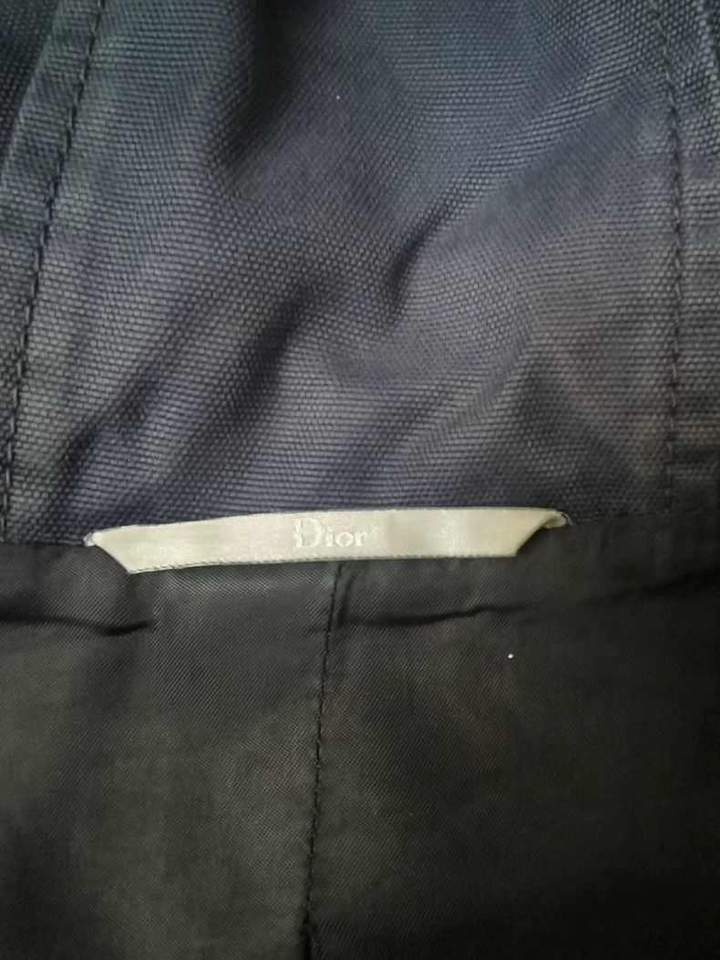 Dior Dior Homme Blue Leather Jacket with Hood Size US XL / EU 56 / 4 - 8 Thumbnail