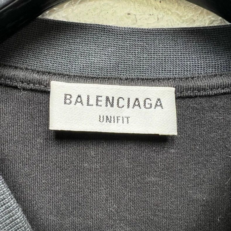 Balenciaga Balenciaga Inverted Band Print Short Sleeve Size US M / EU 48-50 / 2 - 3 Thumbnail