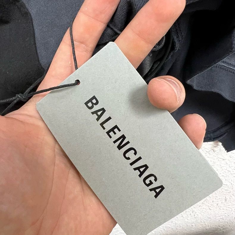 Balenciaga Balenciaga Inverted Band Print Short Sleeve Size US M / EU 48-50 / 2 - 6 Thumbnail