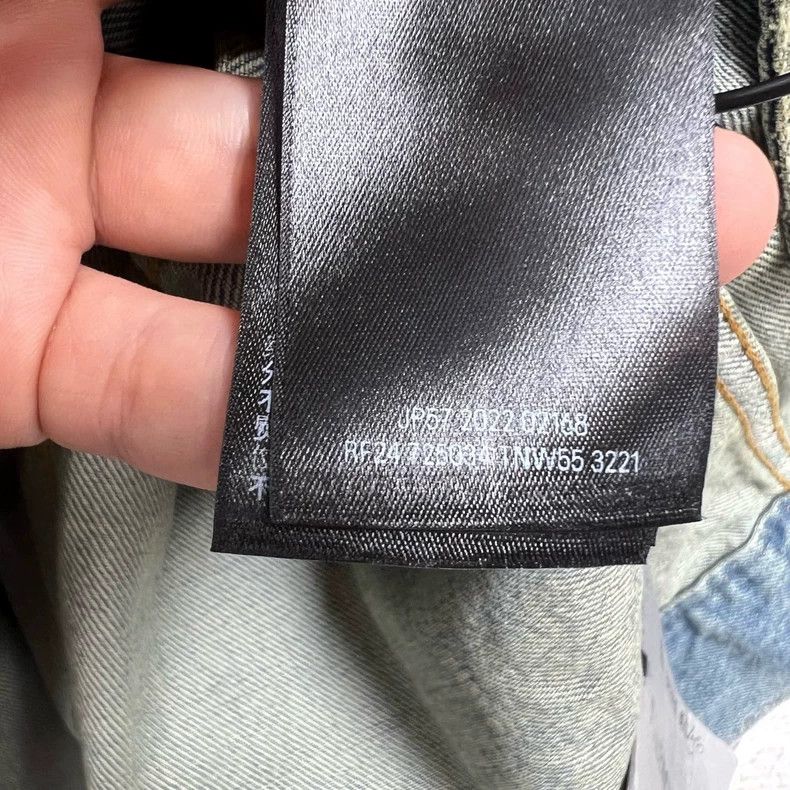 Balenciaga Balenciaga Reverse Logo Denim Jacket Size US L / EU 52-54 / 3 - 7 Thumbnail