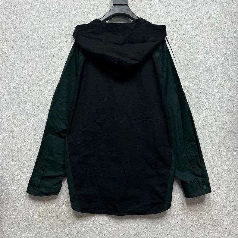 Balenciaga Balenciaga Adidas Collaboration Hooded Shirt Jacket Coat Size US M / EU 48-50 / 2 - 2 Thumbnail