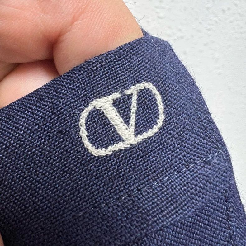 Valentino Valentino Navy Logo Shorts Size US 34 / EU 50 - 5 Thumbnail